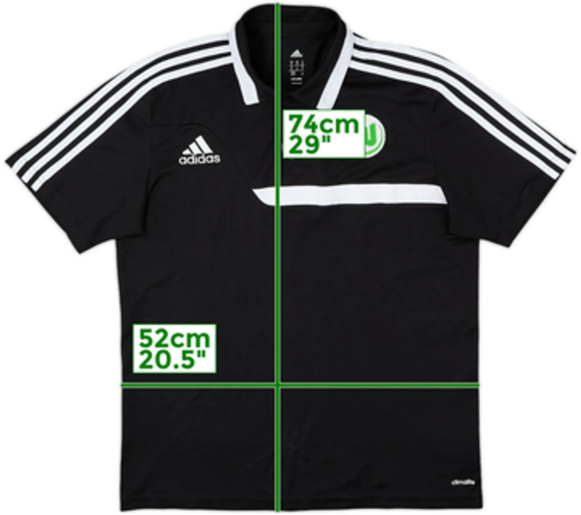 2013-14 Wolfsburg adidas Polo Shirt - 10/10 - (M)