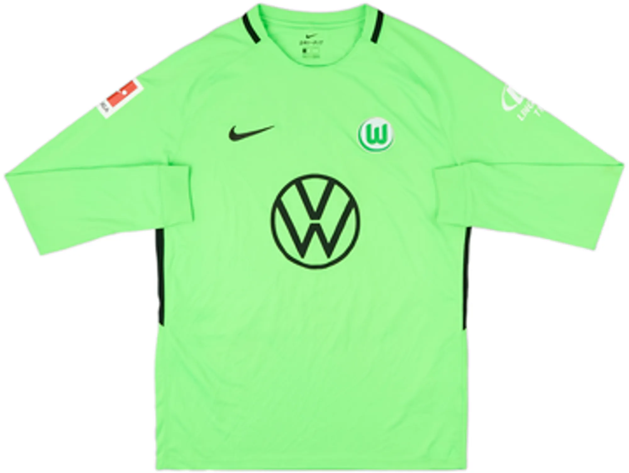 2019-20 Wolfsburg GK Shirt Casteels #1 - 7/10 - (L)