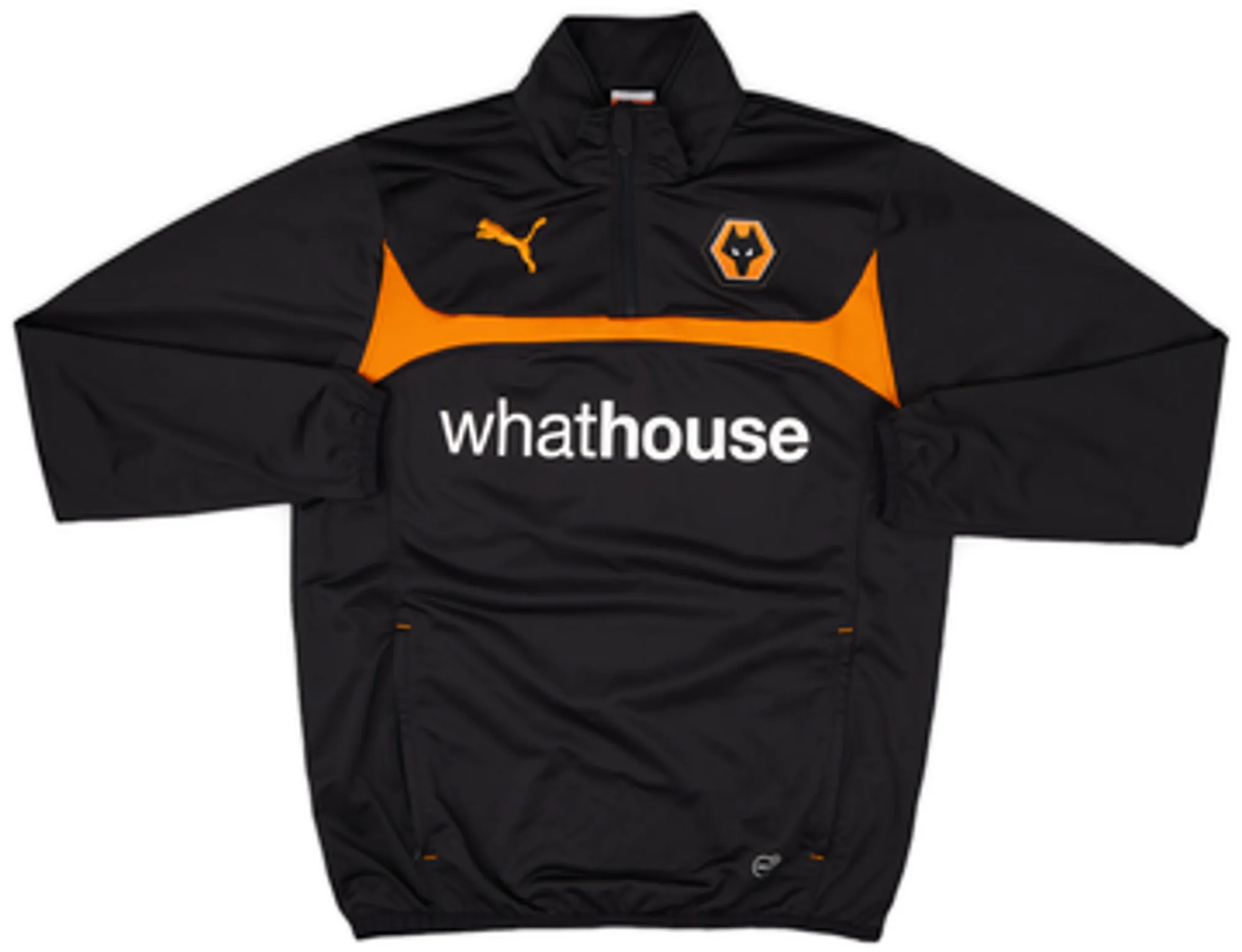 2014-15 Wolves Puma 1/4 Zip Training Top - 9/10 - (L)
