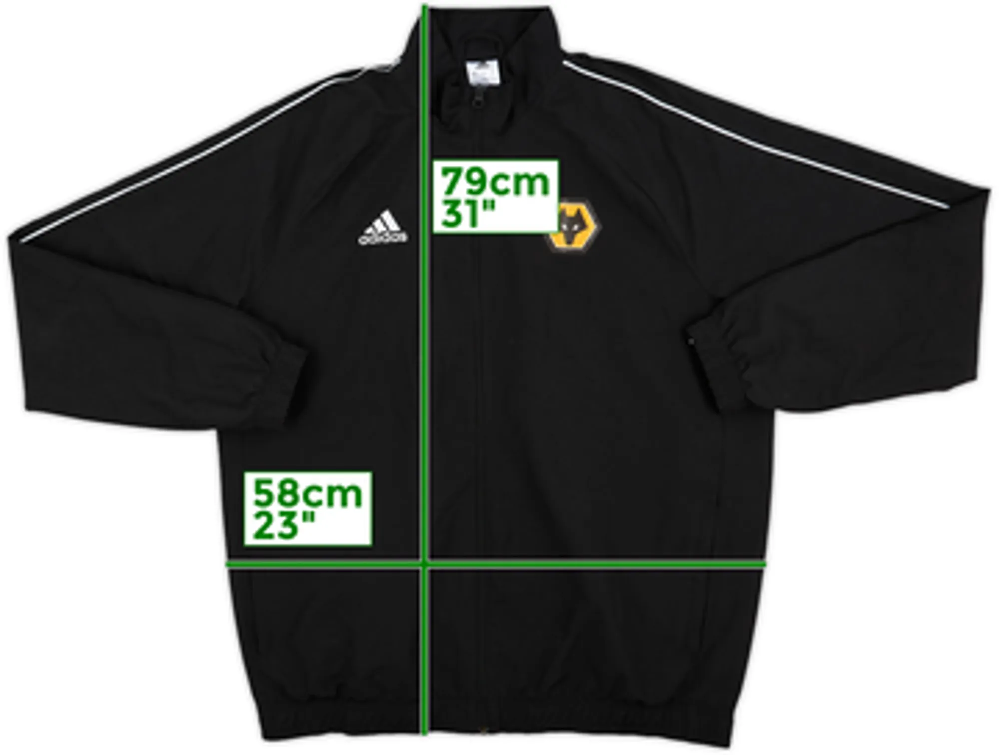 2018-19 Wolves adidas Track Jacket - 10/10 - (L)