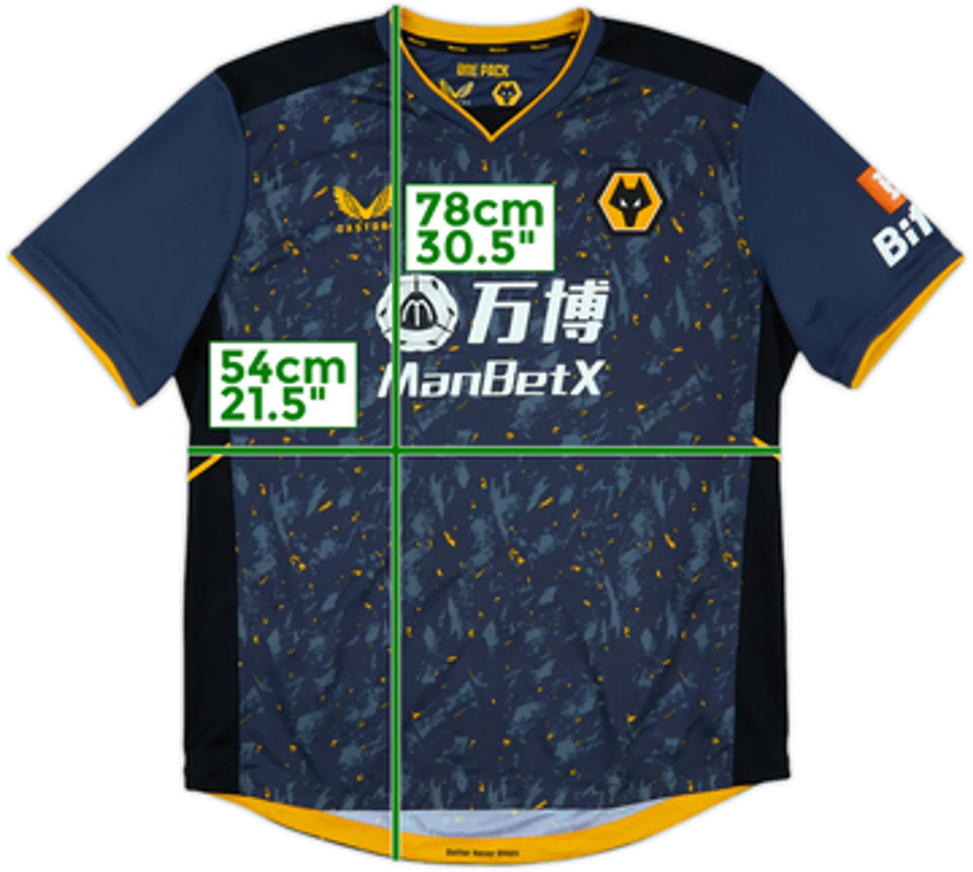 2021-22 Wolves Away Shirt - 7/10 - (XL)