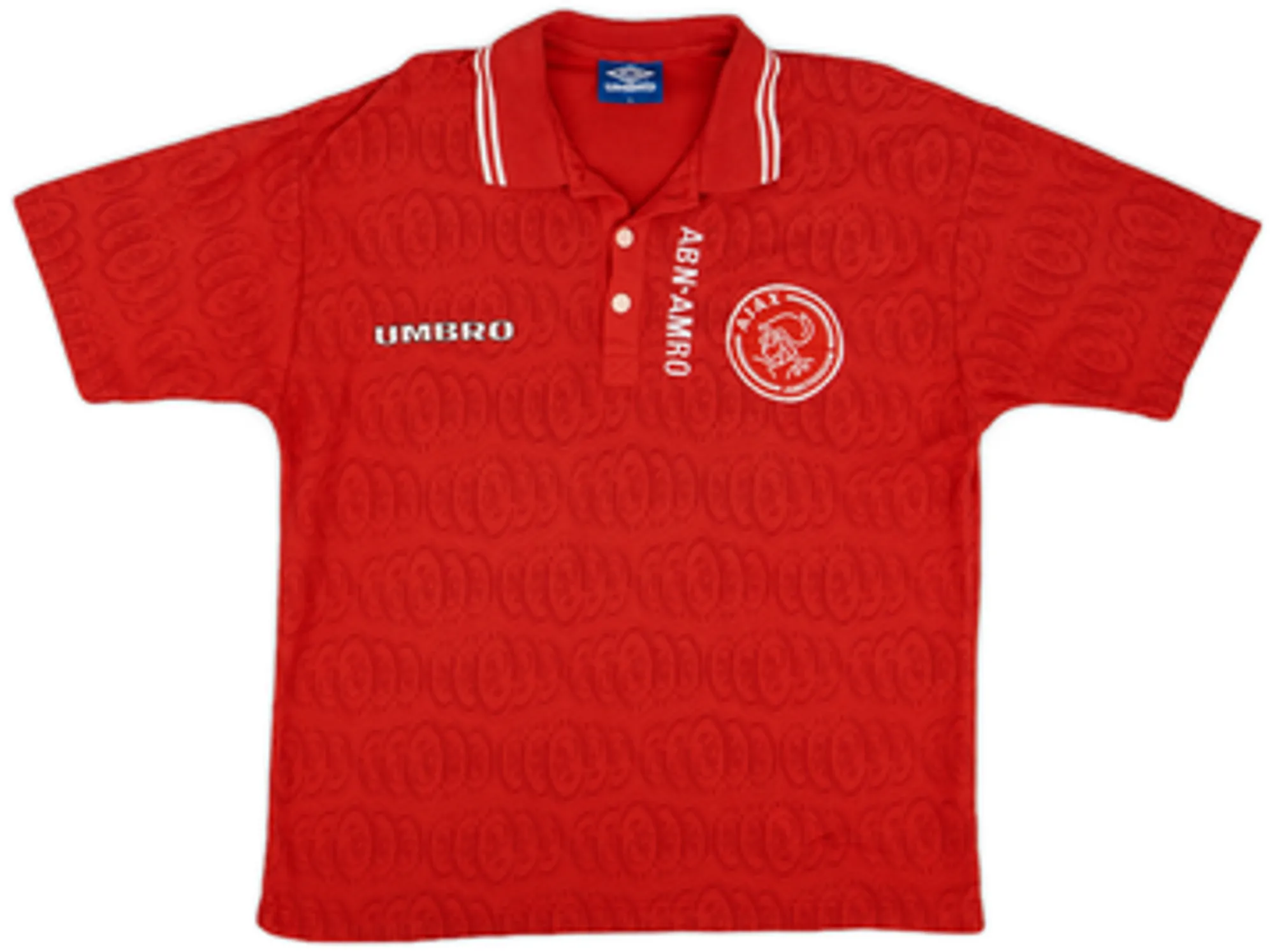 1998-99 Ajax Player Issue Umbro Polo Shirt - 8/10 - (XL)