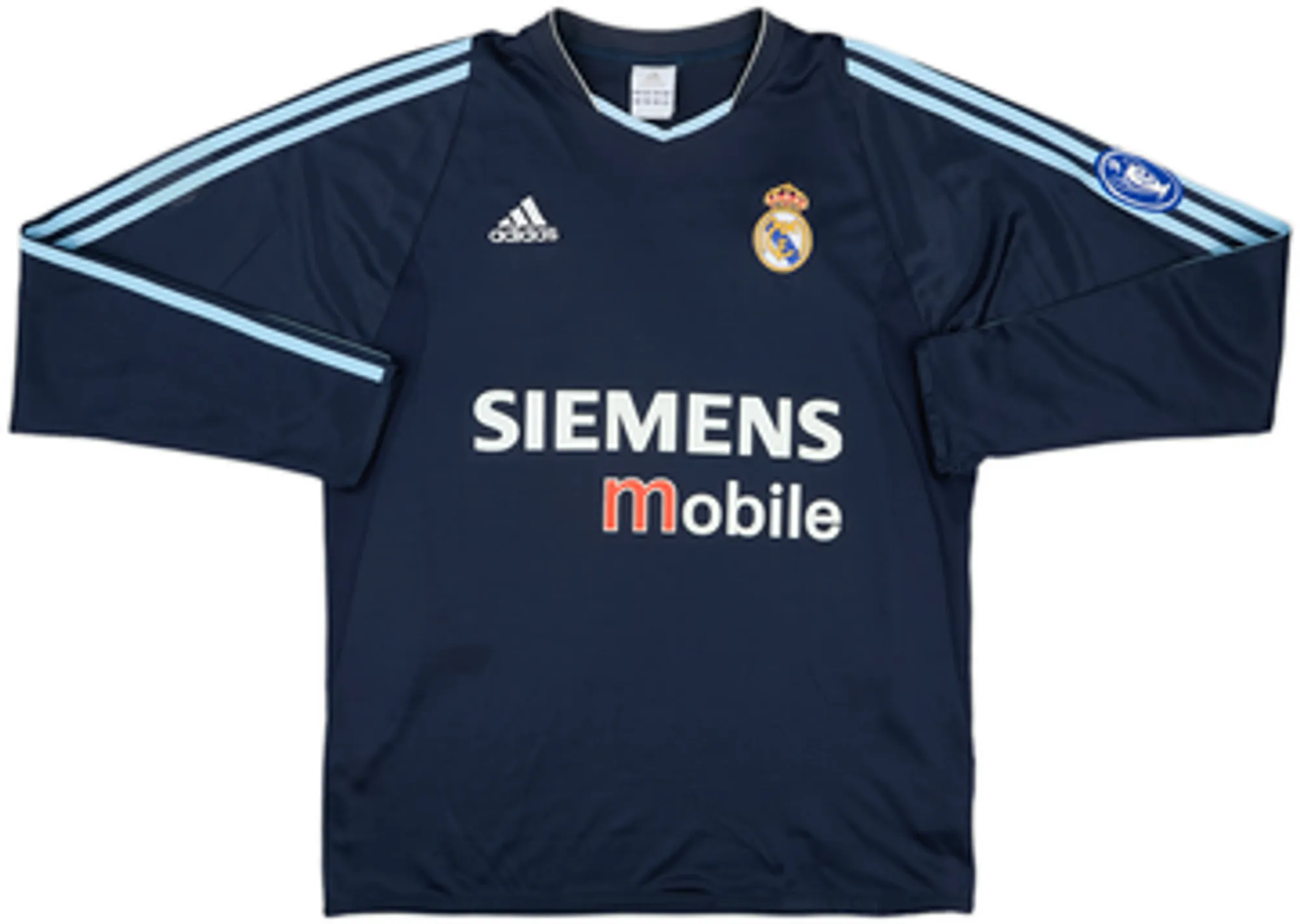 2003-04 Real Madrid Away L/S Shirt Beckham #23 - 6/10 - (S)