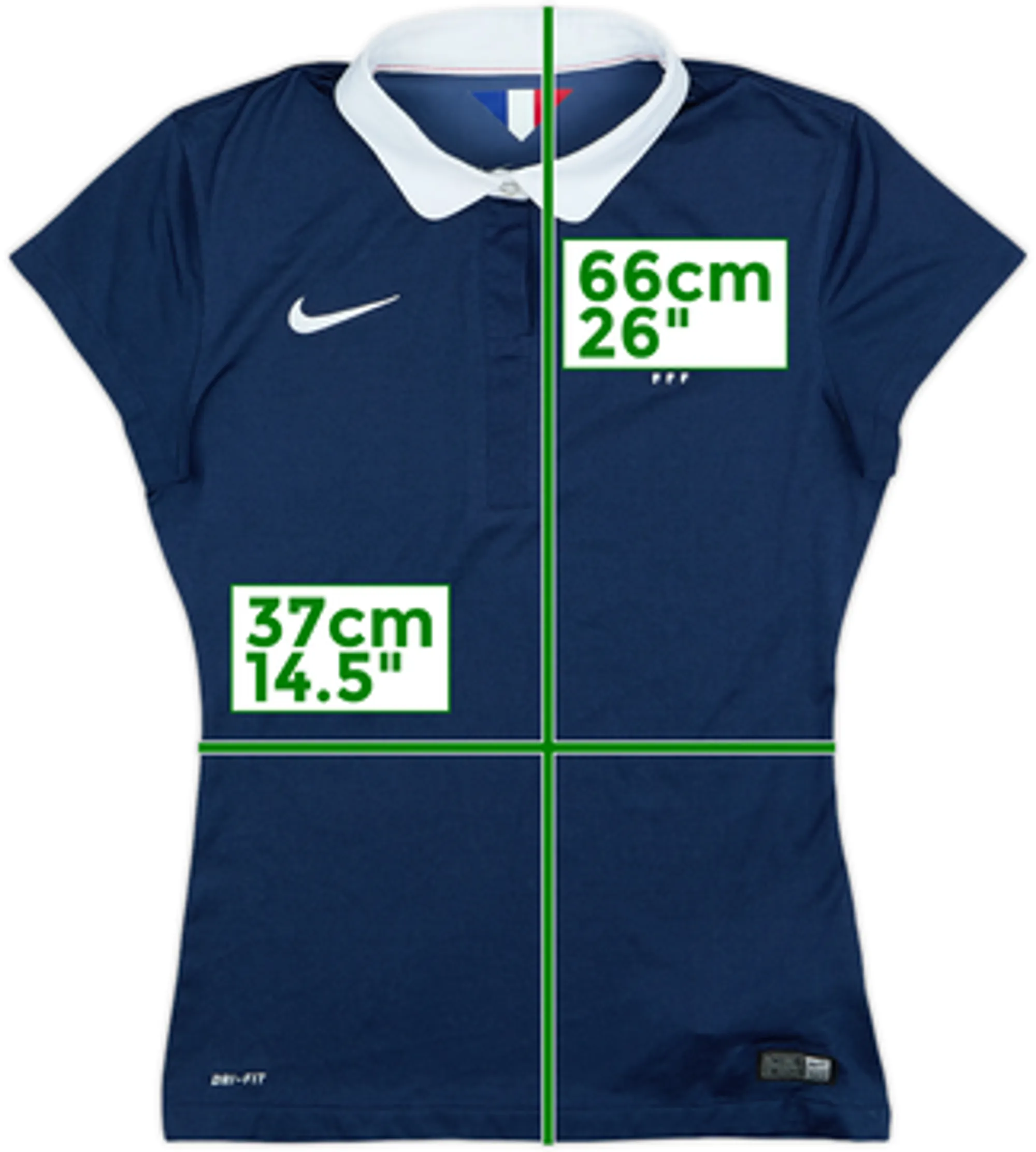 2014-15 France Home Shirt - 9/10 - (Women's S)