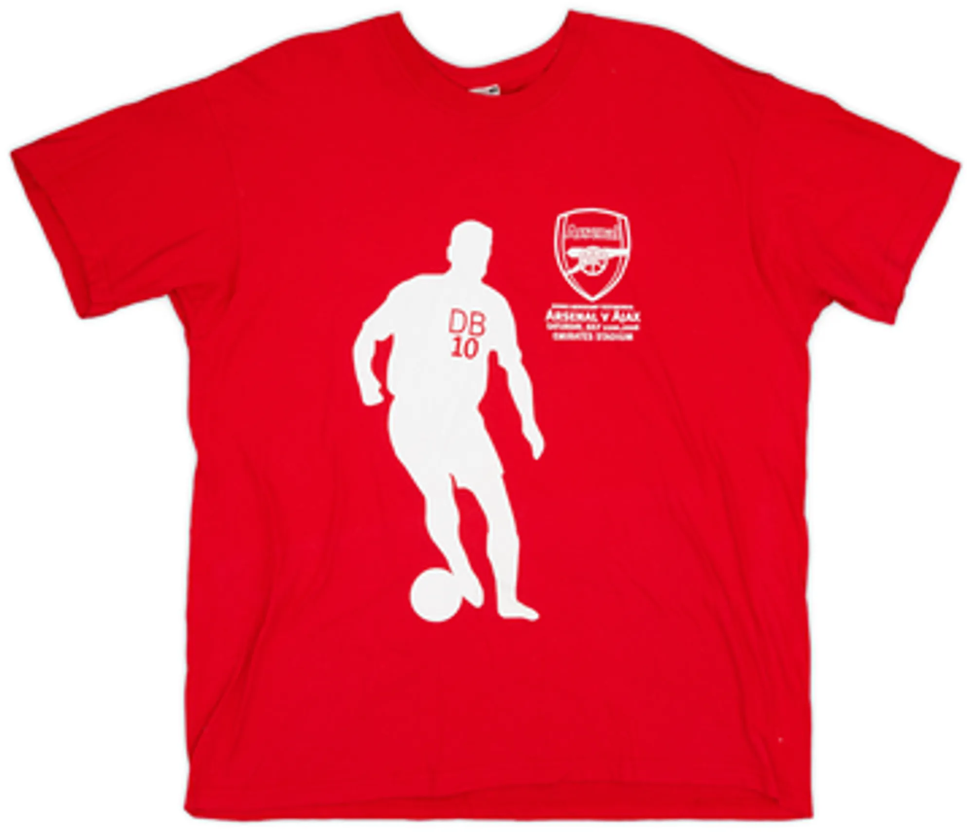 2006 Arsenal Dennis Bergkamp Testimonial Shirt - 7/10 - (XL)