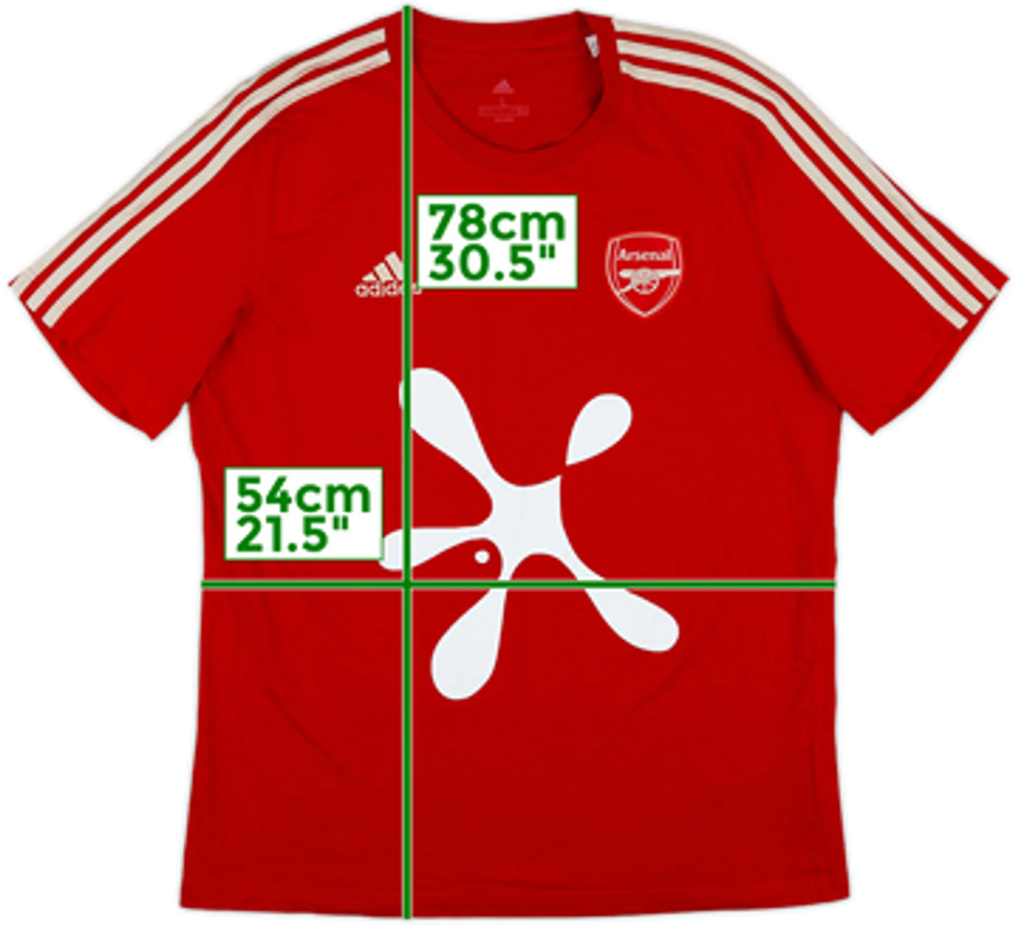 2023-24 Arsenal adidas Cotton Tee - 8/10 - (L)