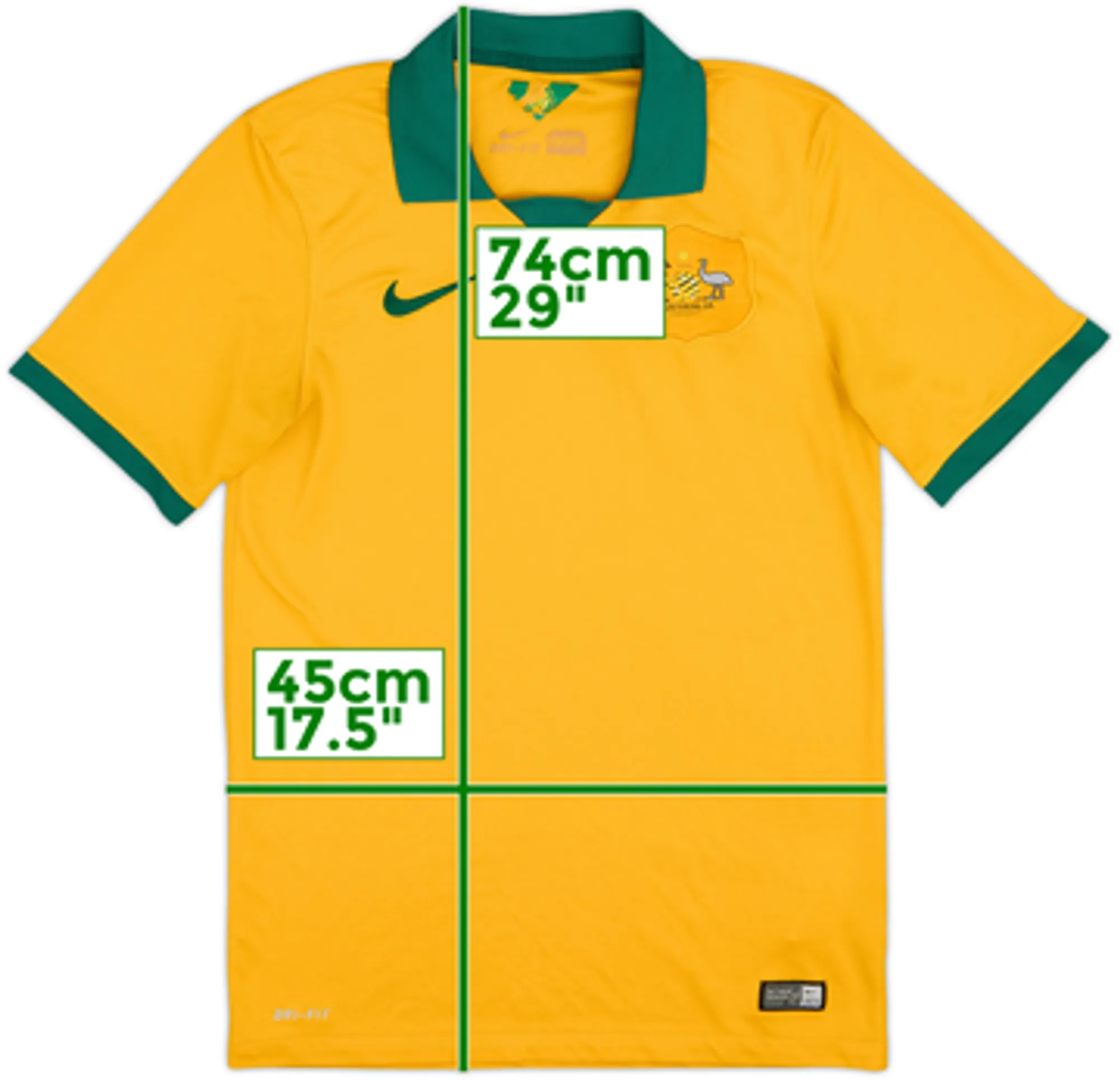 2014-15 Australia Home Shirt - 9/10 - (S)