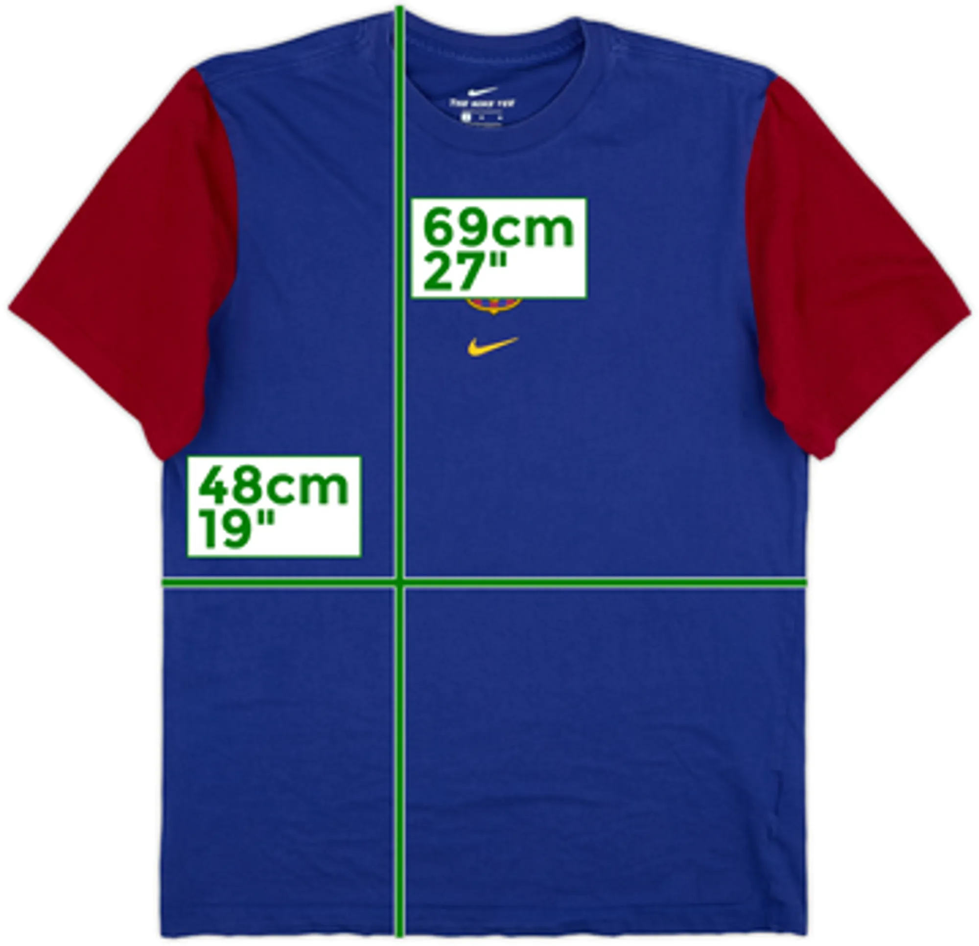 2020-21 Barcelona Nike Cotton Tee - 8/10 - (M)