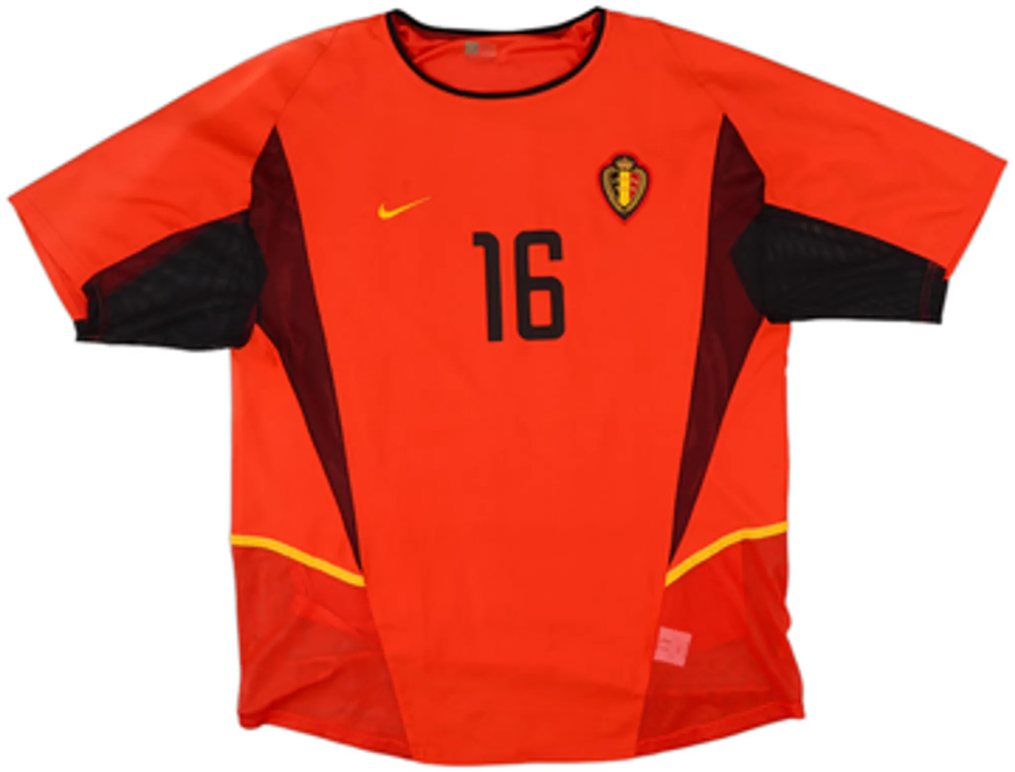2002-04 Belgium Player Issue Home Shirt Van Buyten #16 - 10/10 - (L)