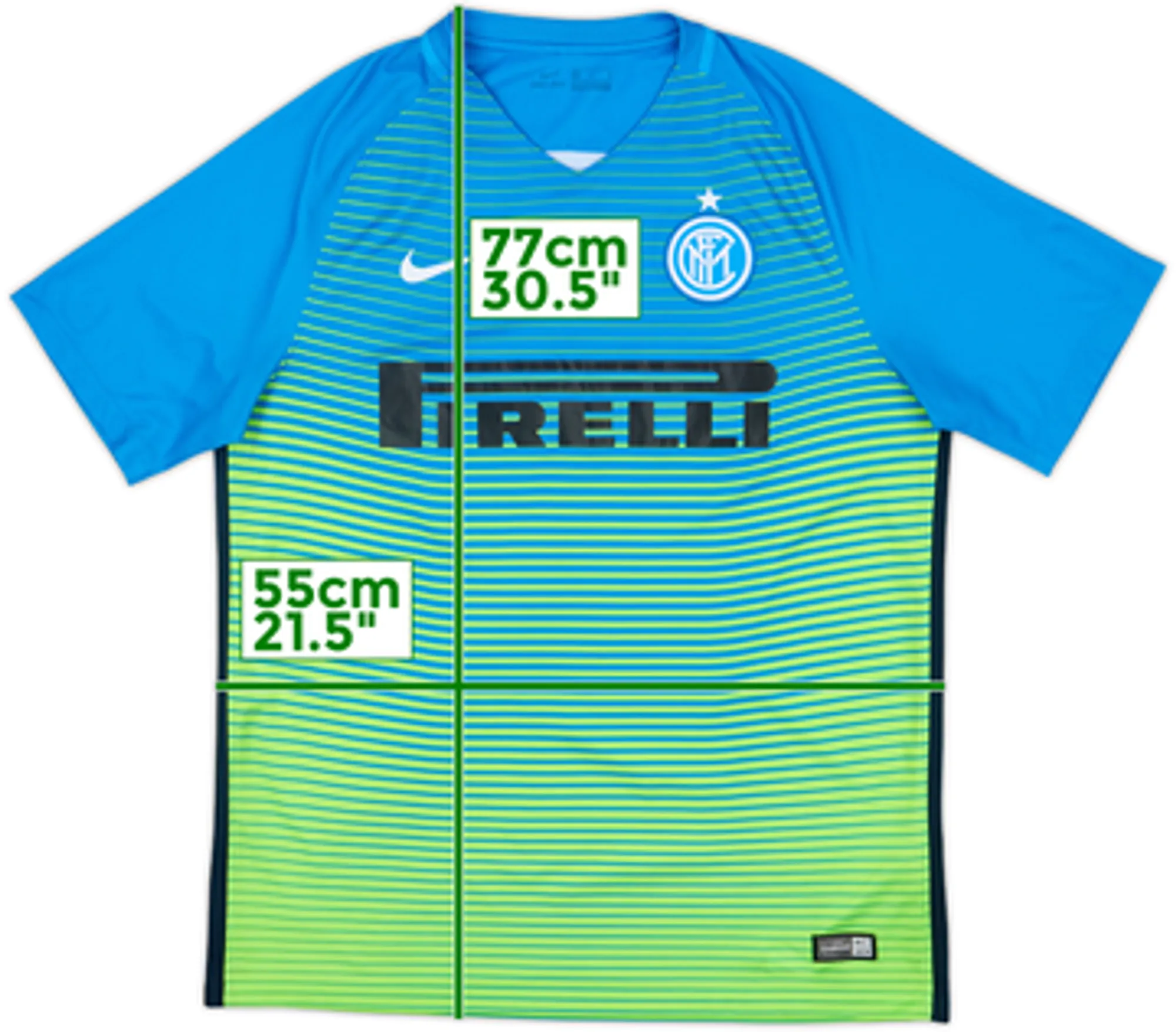 2016-17 Inter Milan Third Shirt - 7/10 - (L)