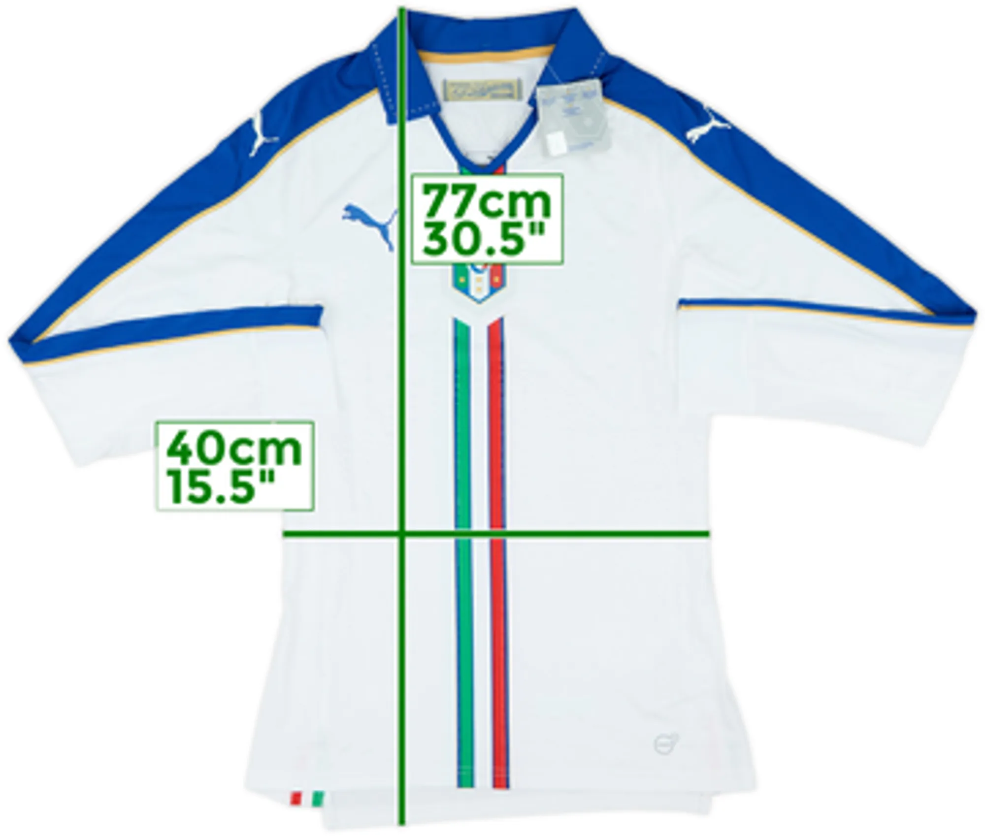 2016-17 Italy Player Issue Away L/S Shirt (L)