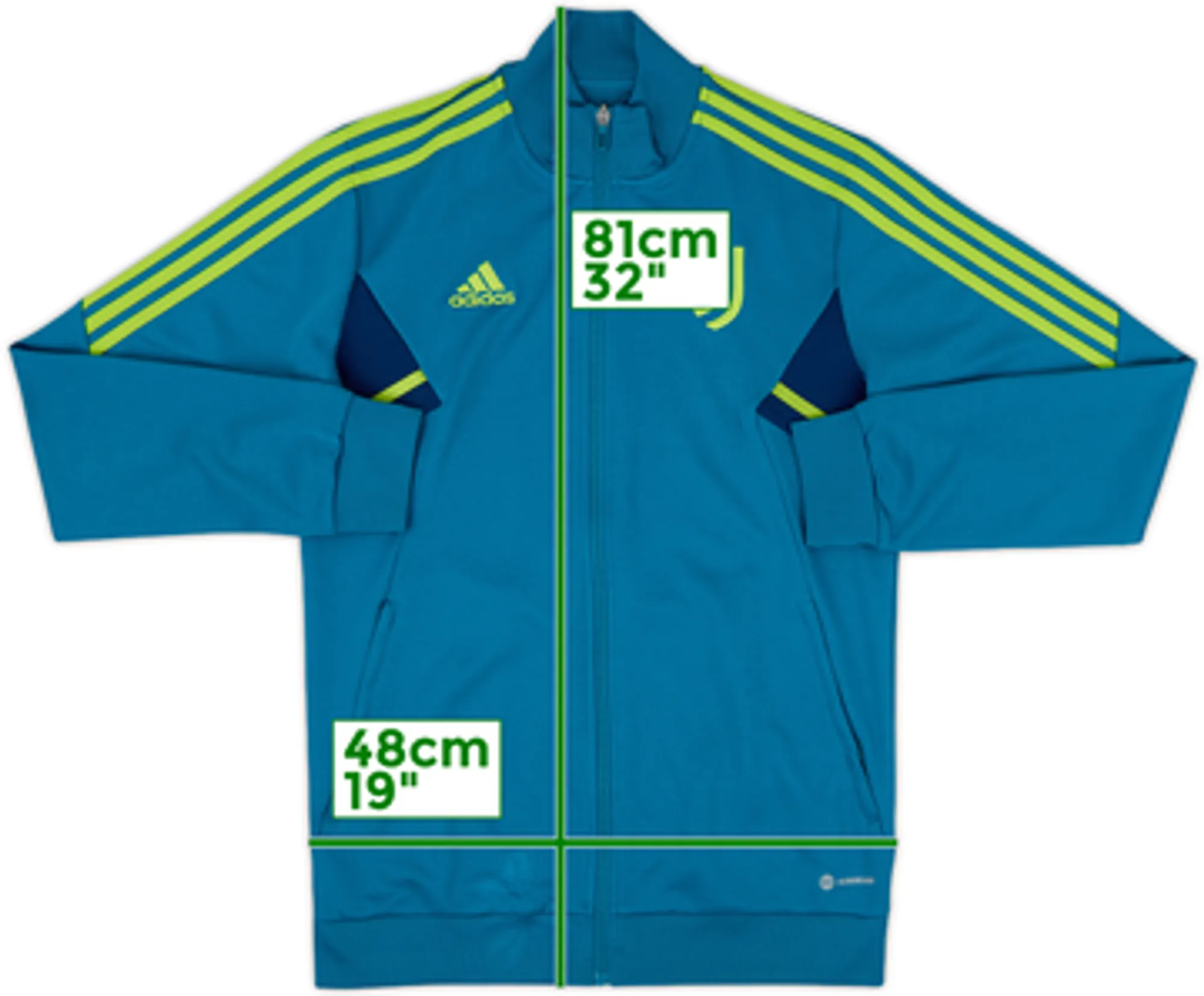 2022-23 Juventus adidas Track Jacket - 9/10 - (M)