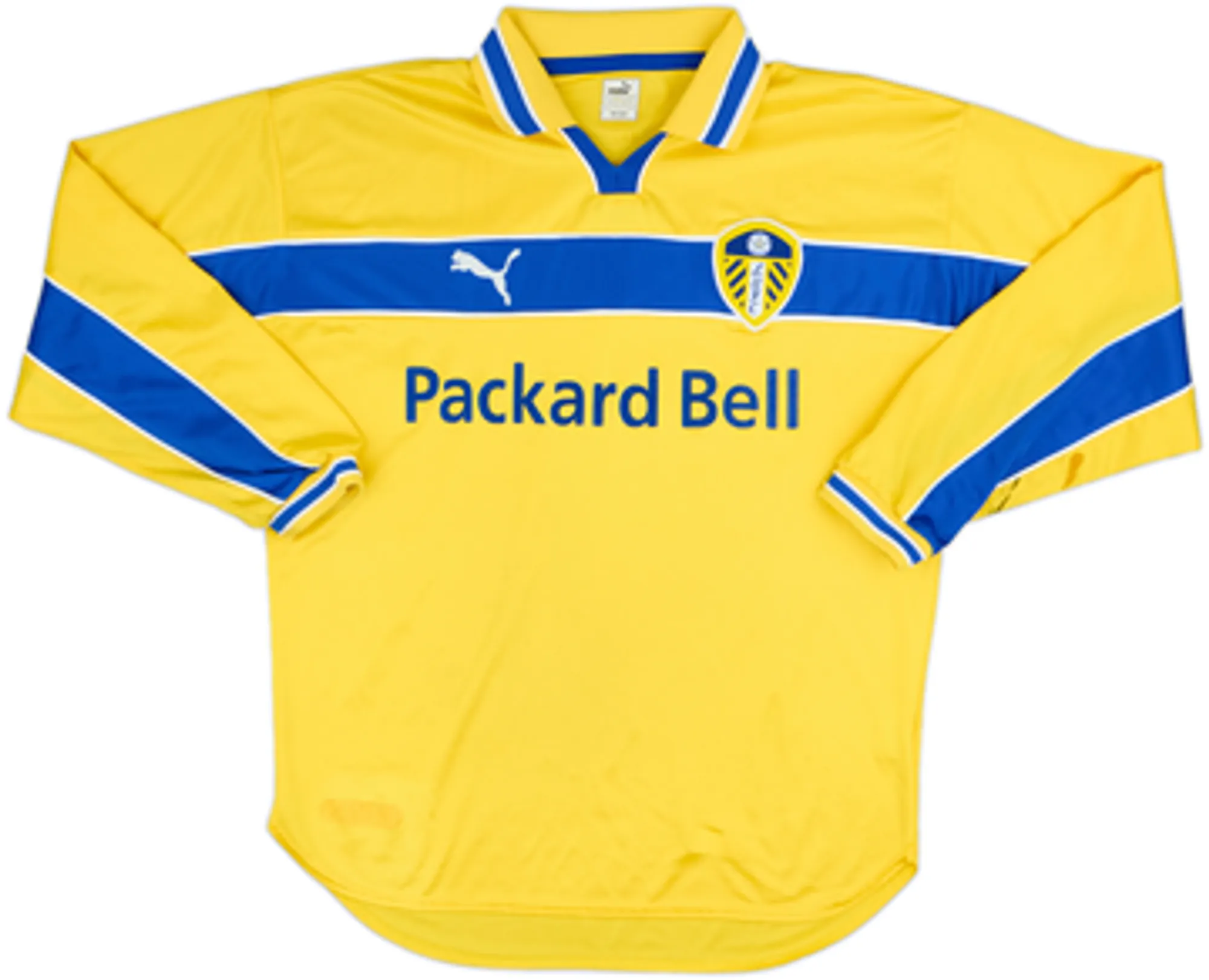 1999-00 Leeds United Third L/S Shirt Haaland #4 - 7/10 - (L)