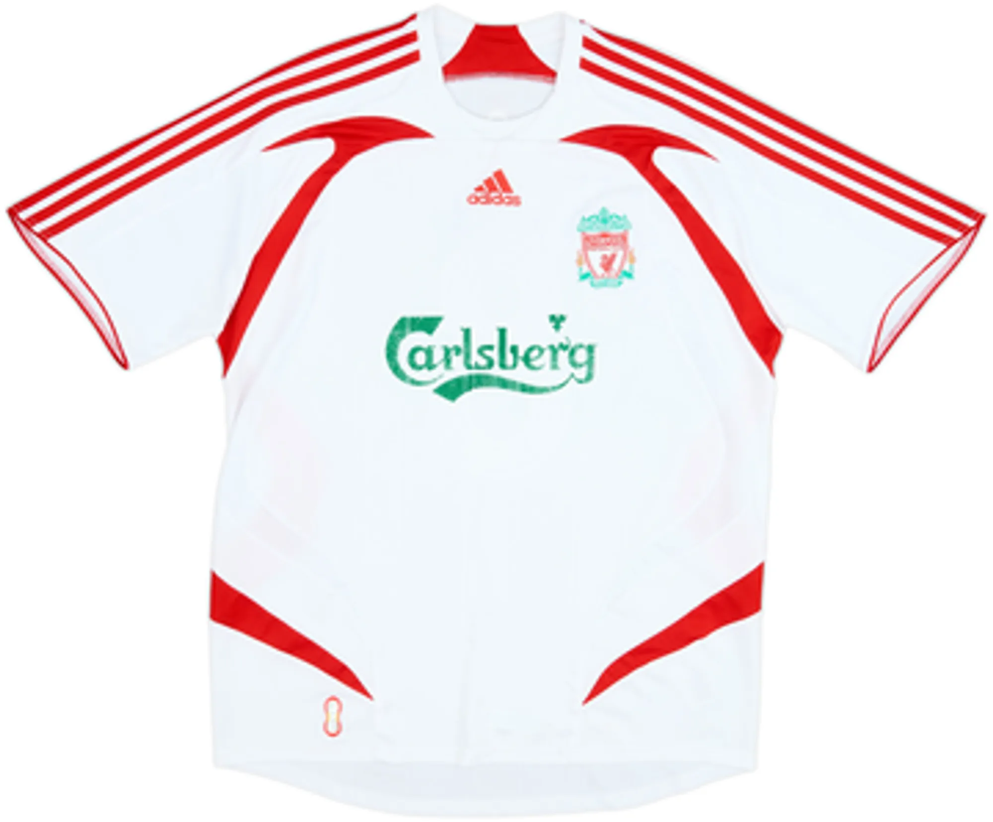 2007-08 Liverpool Away Shirt Gerrard #8 - 5/10 - (M)