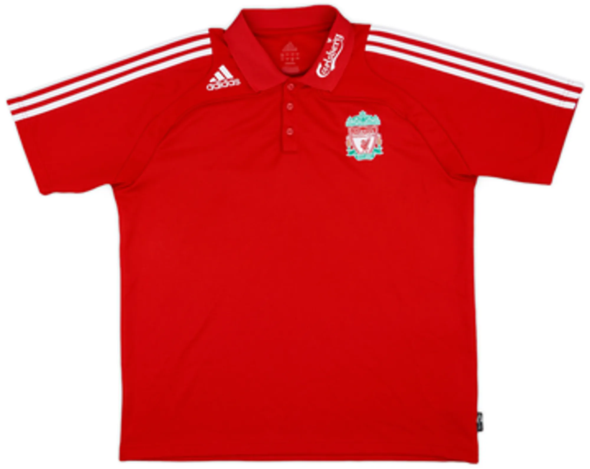 2008-09 Liverpool adidas Polo Shirt - 9/10 - (L)
