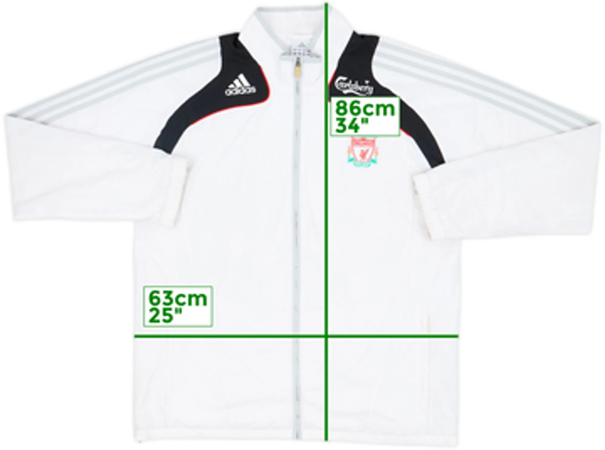 2008-09 Liverpool adidas Track Jacket - 5/10 - (M)