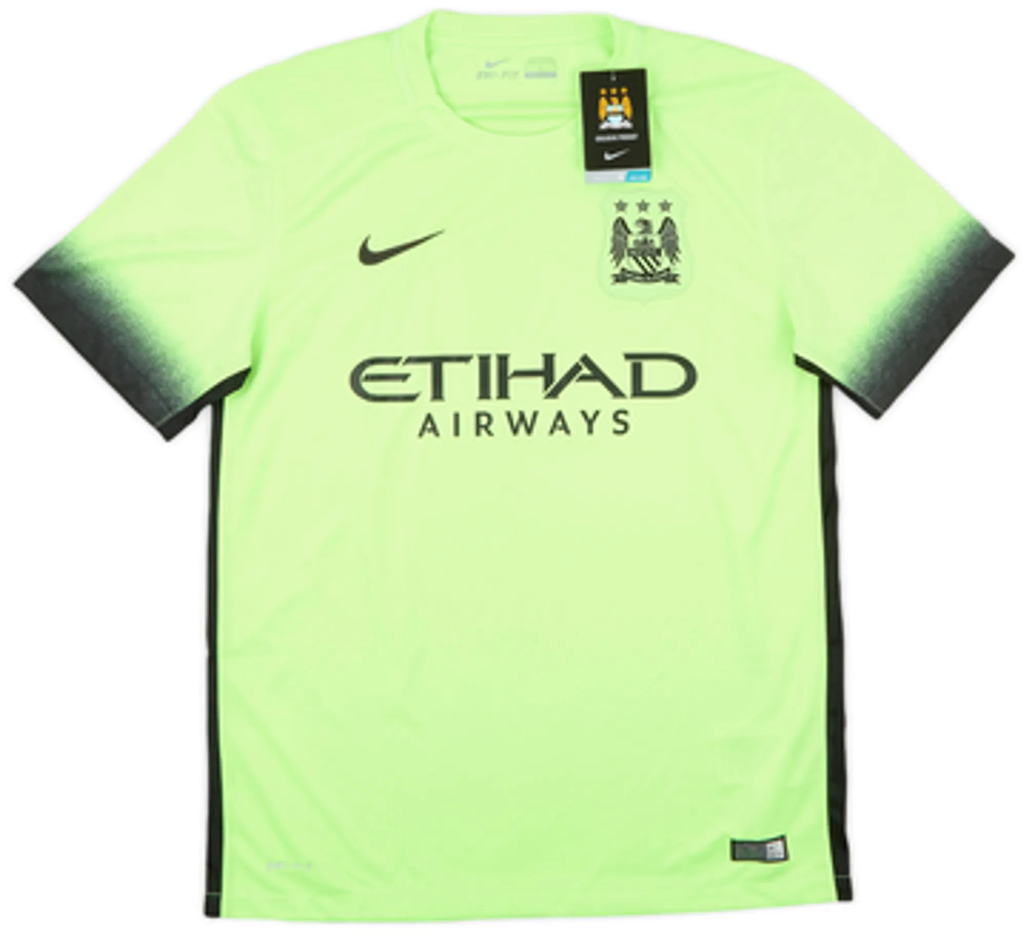 2015-16 Manchester City Third Shirt Kompany #4 (M)
