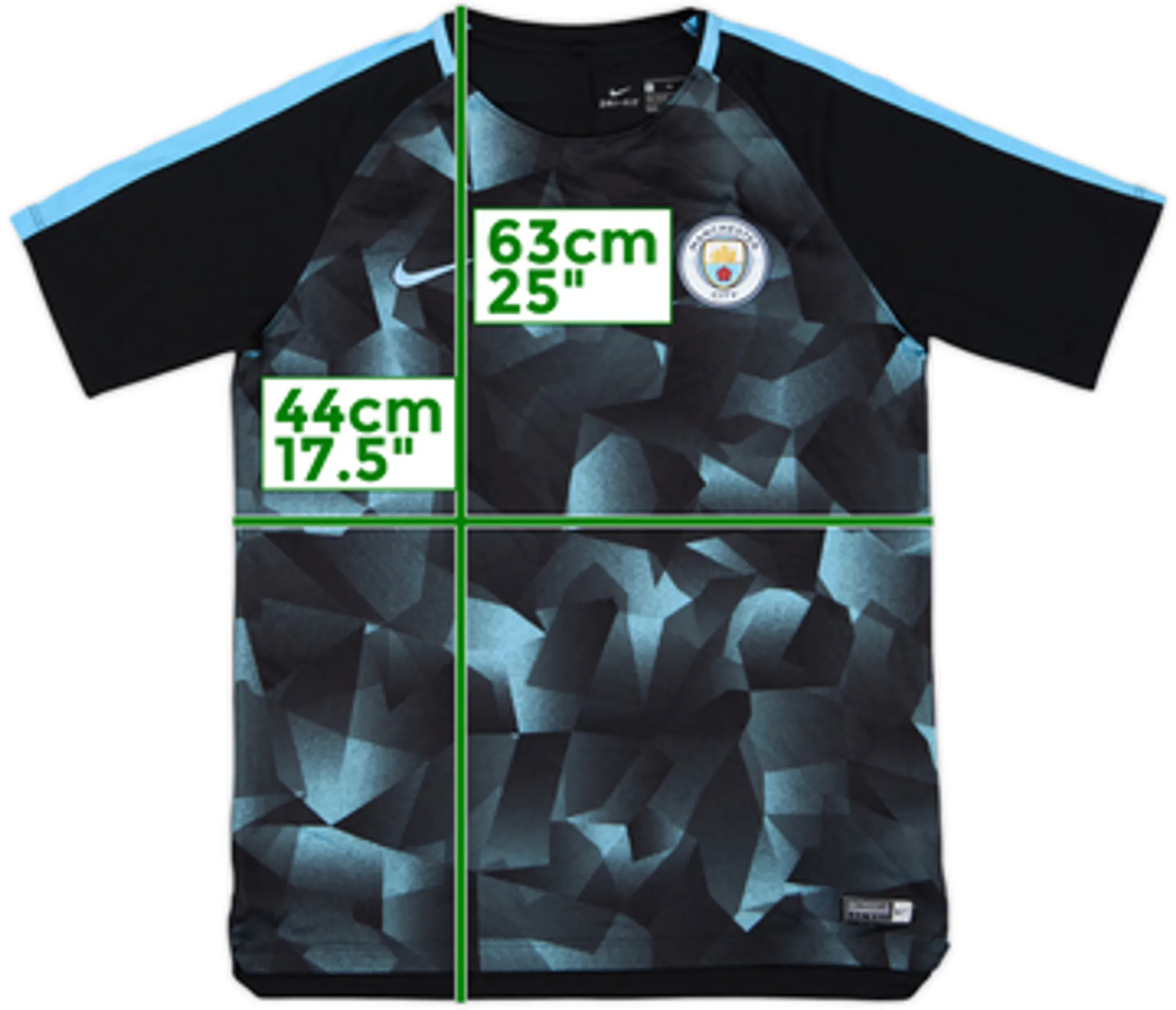 2017-18 Manchester City Nike Training Shirt - 8/10 - (L)