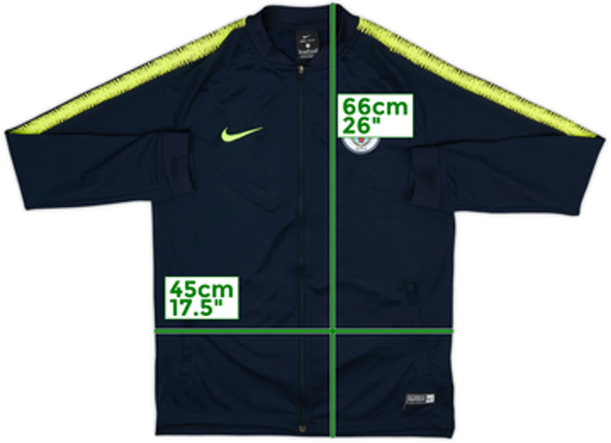 2018-19 Manchester City Nike Track Jacket - 8/10 - (M)