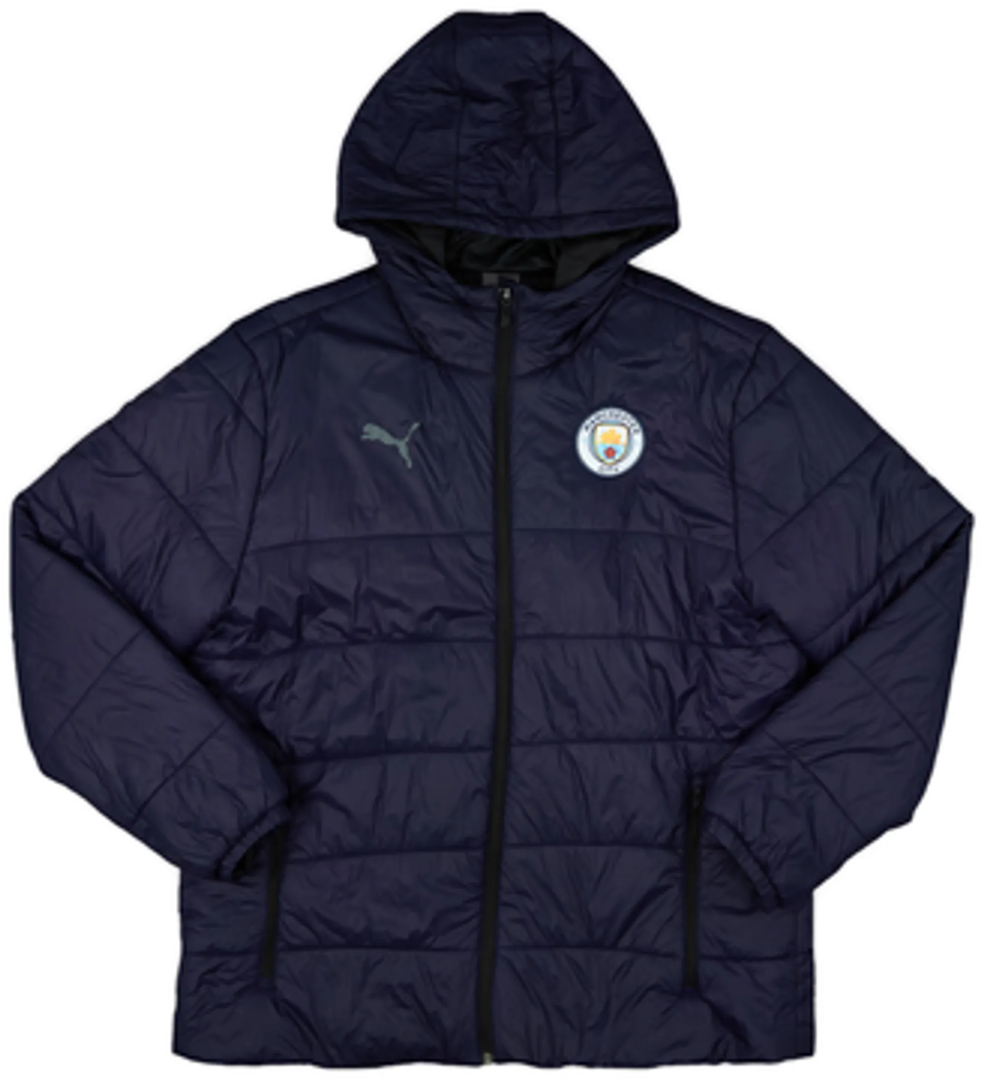 2021-22 Manchester City Puma Padded Bench Coat - 8/10 - (M)