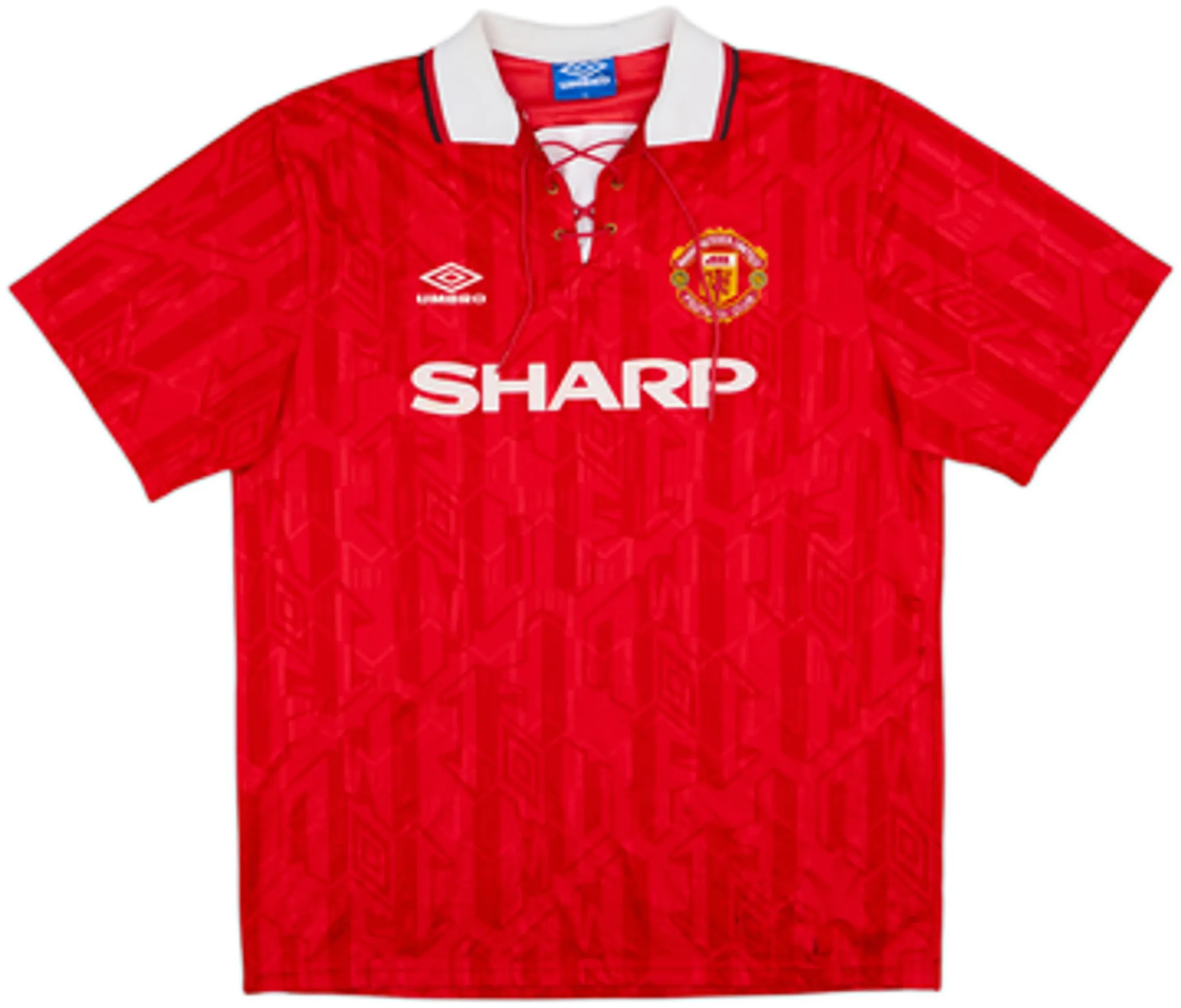 1992-94 Manchester United Home Shirt Cantona #7 - 8/10 - (L)