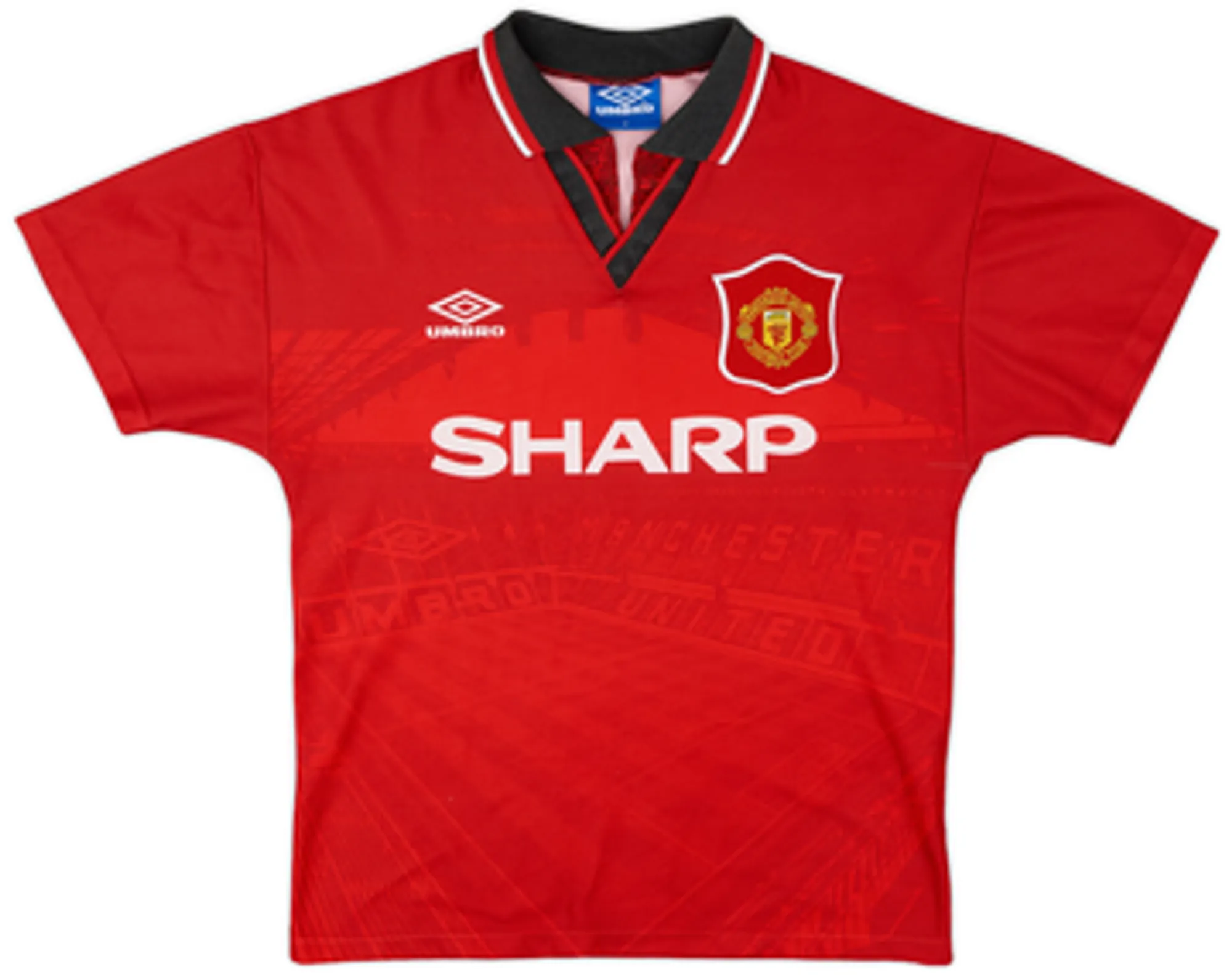 1994-96 Manchester United Home Shirt - 8/10 - (L.Boys)