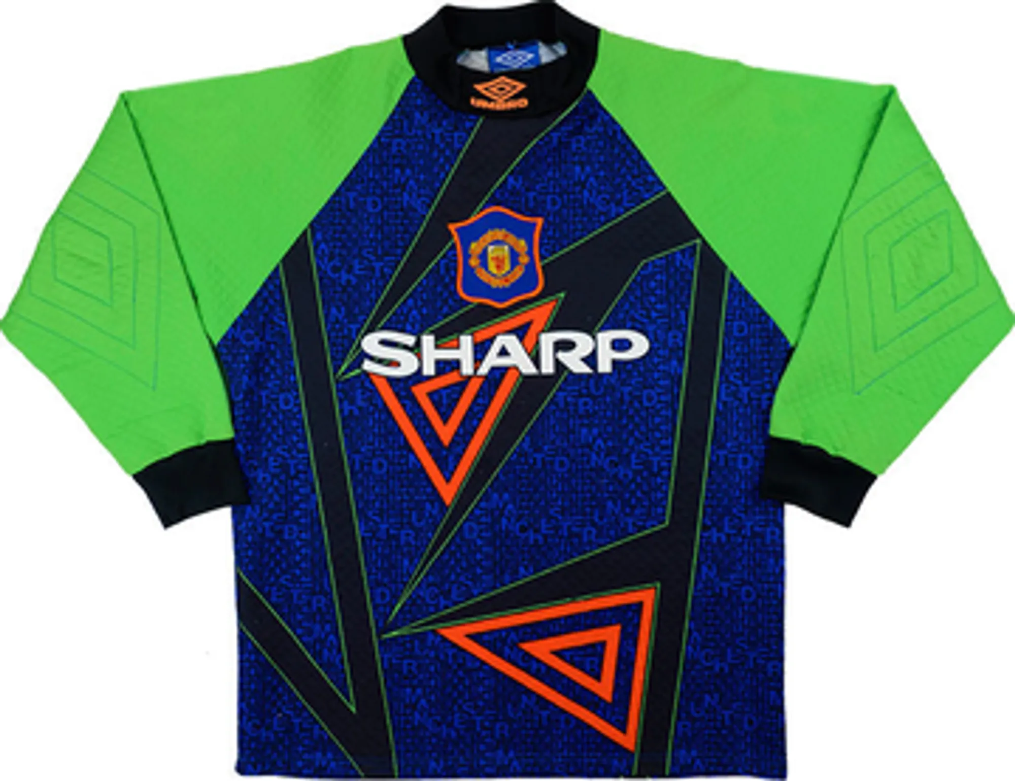 1994-96 Manchester United GK Shirt - 8/10 - (Y)