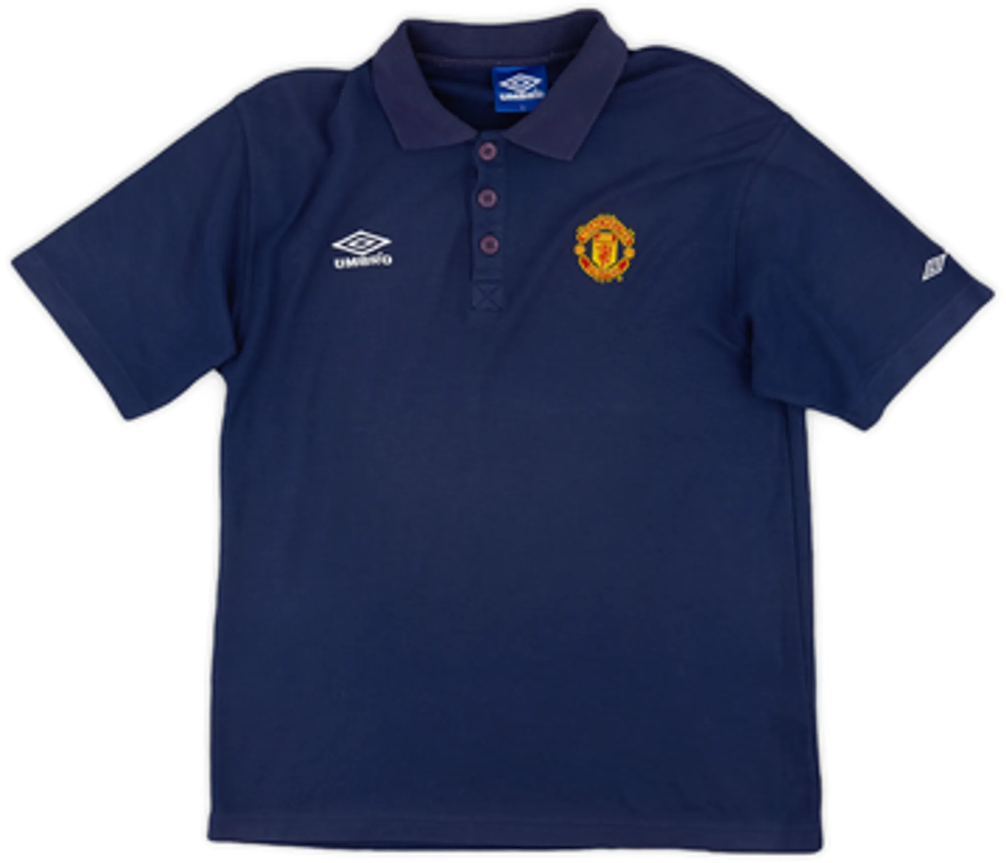 1998-99 Manchester United Umbro Polo Shirt - 6/10 - (L)