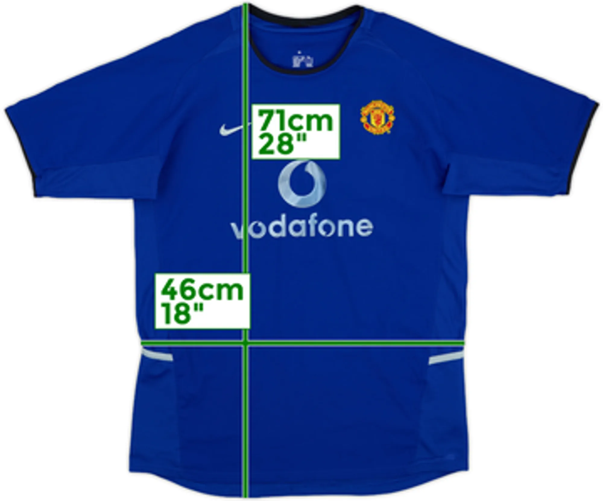 2002-03 Manchester United Third Shirt - 9/10 - (XL.Boys)