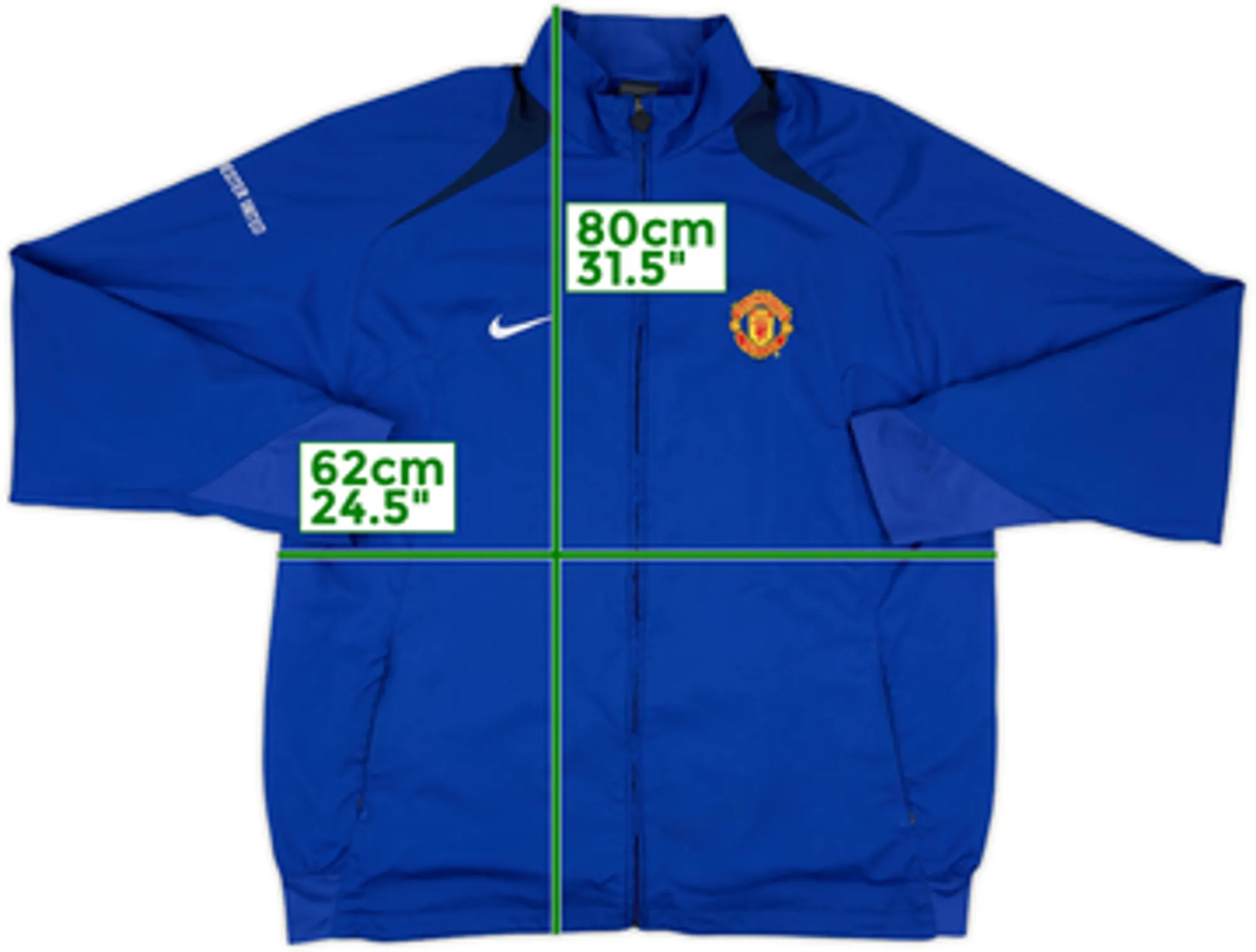 2005-06 Manchester United Nike Track Jacket - 7/10 - (M)
