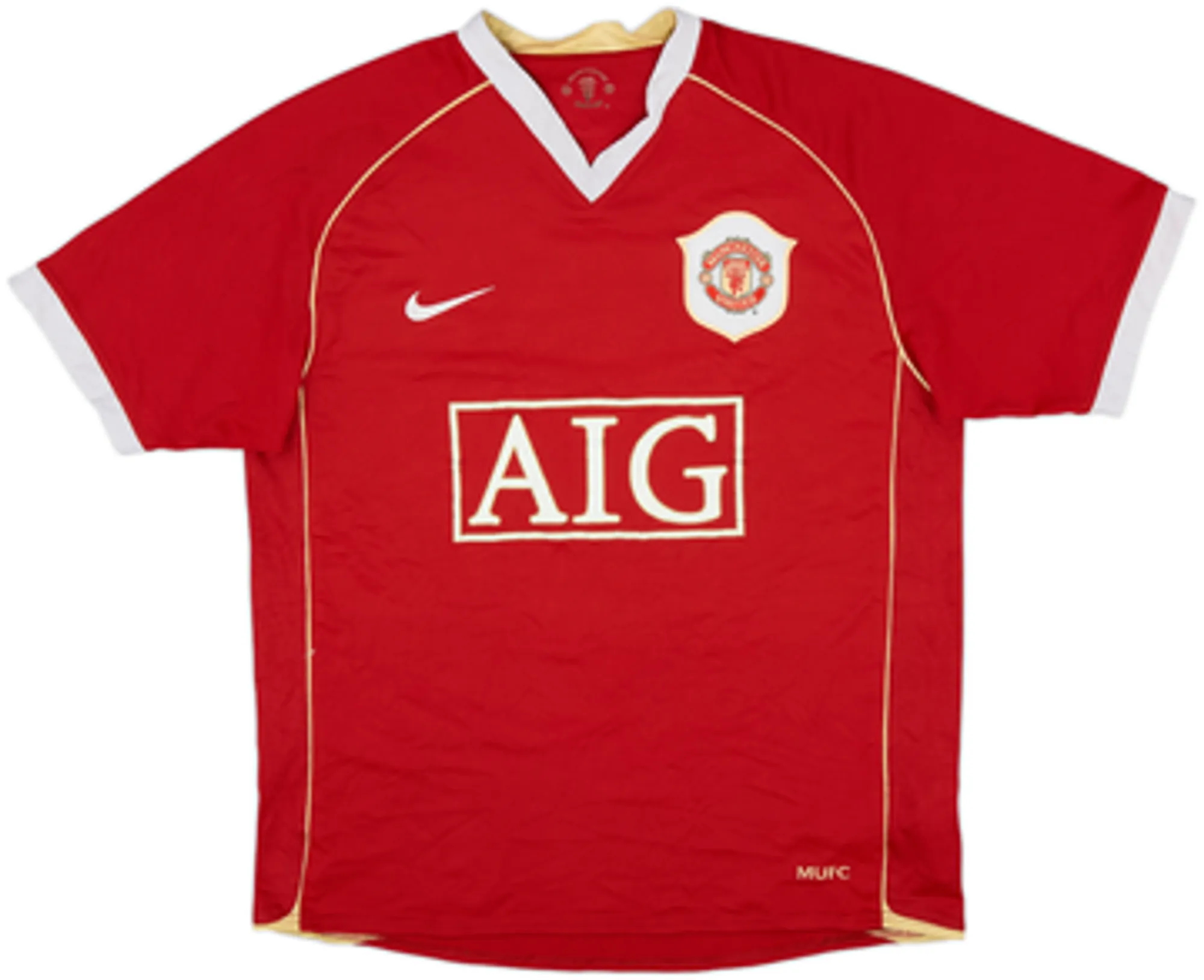 2006-07 Manchester United Home Shirt Solskjaer #20 - 5/10 - (L)