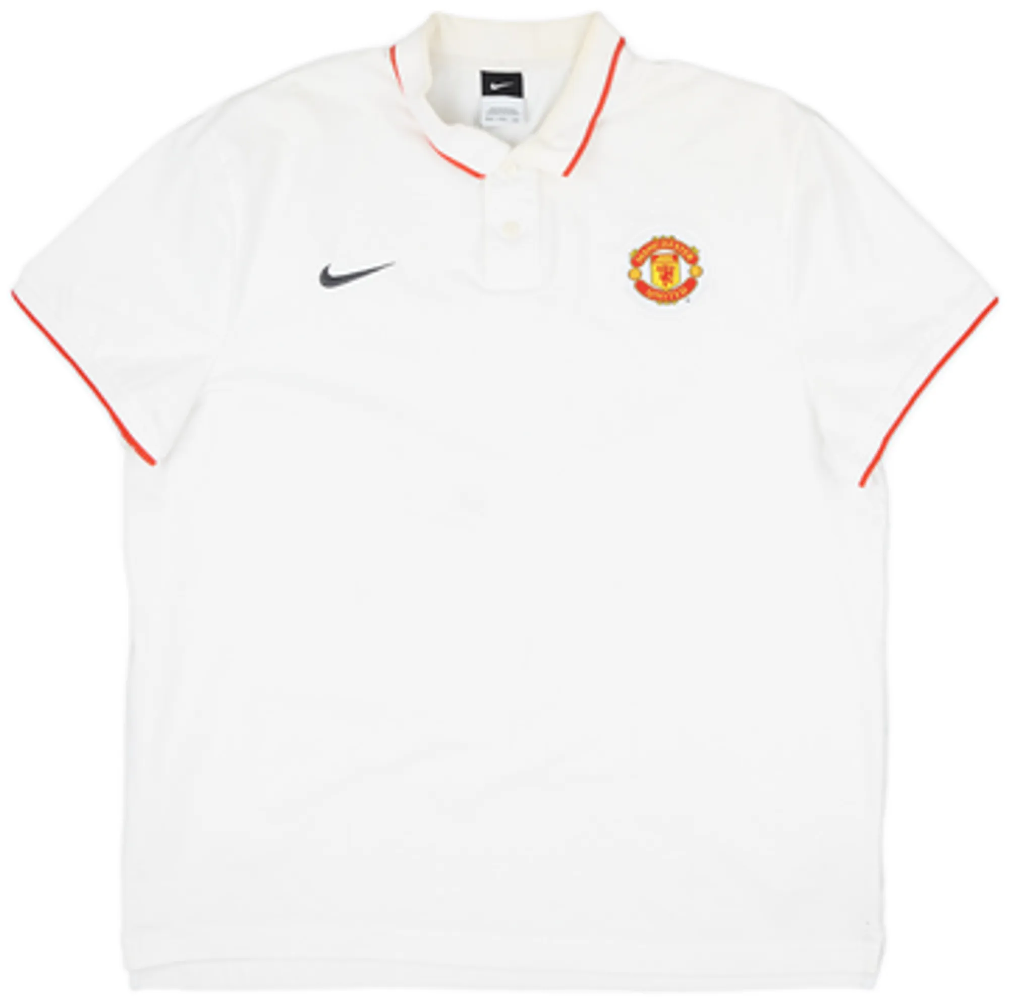 2010-11 Manchester United Nike Polo Shirt - 8/10 - (L)
