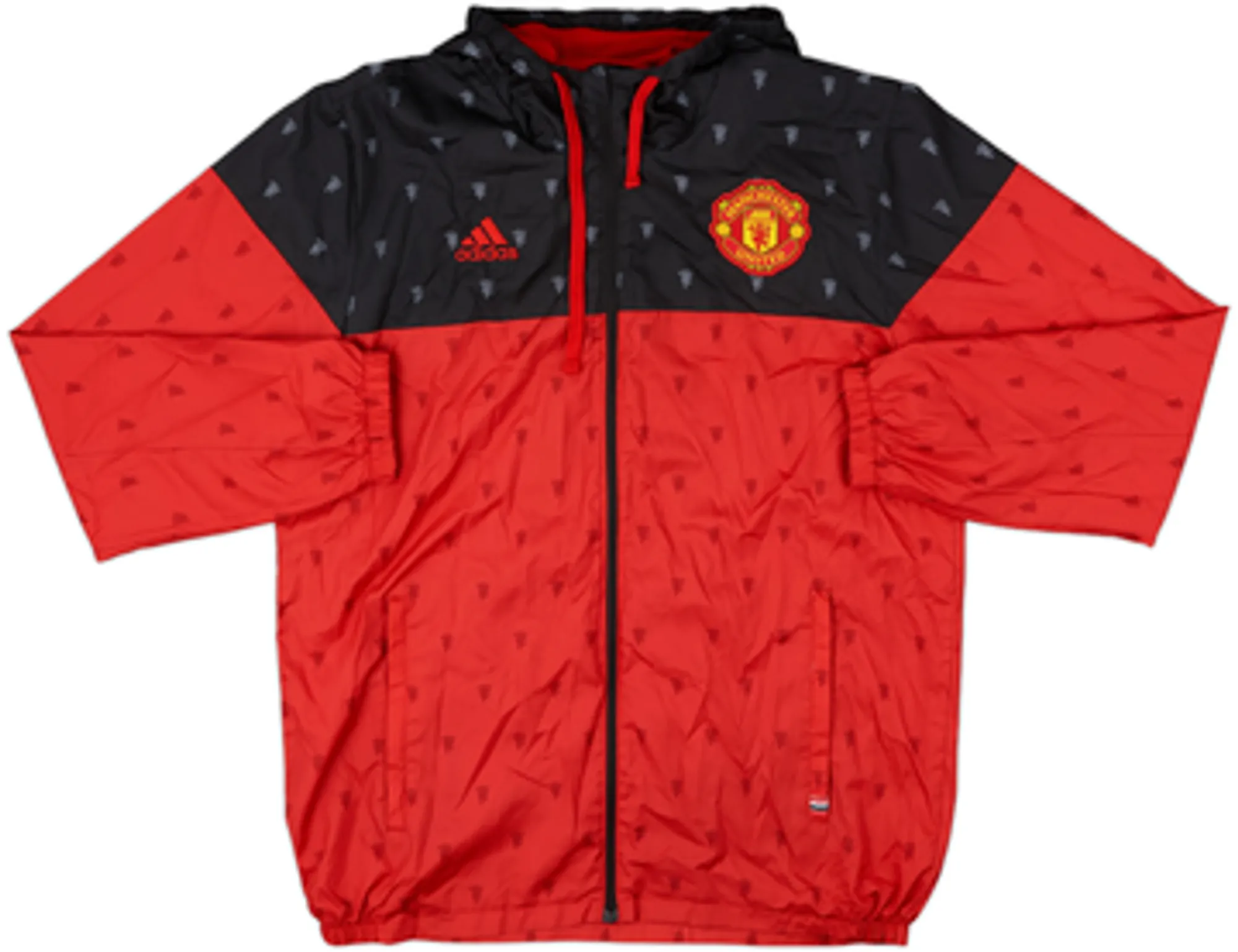 2016-17 Manchester United adidas Hooded Rain Jacket - 8/10 - (M)