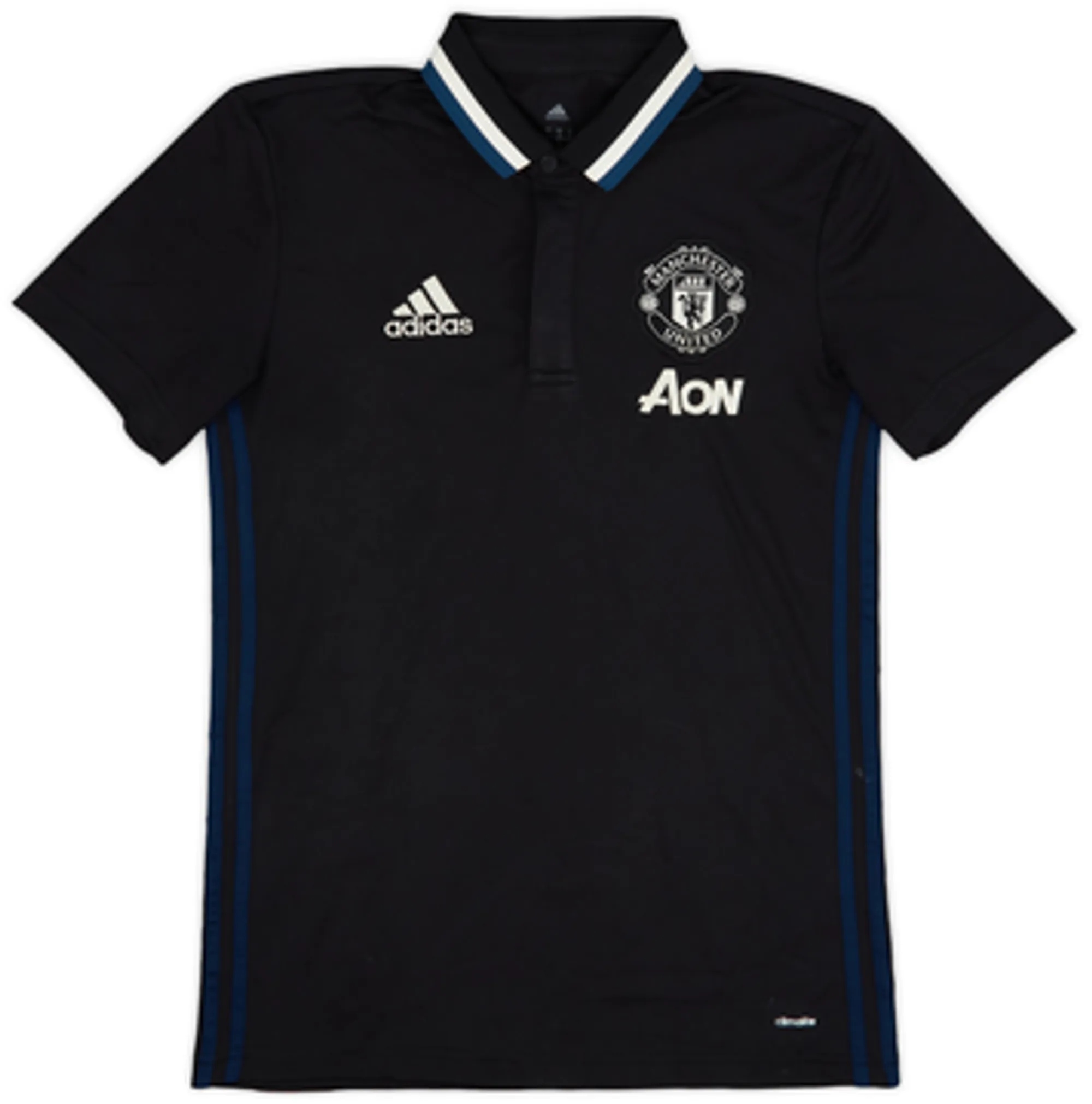 2016-17 Manchester United adidas Polo Shirt - 8/10 - (L)