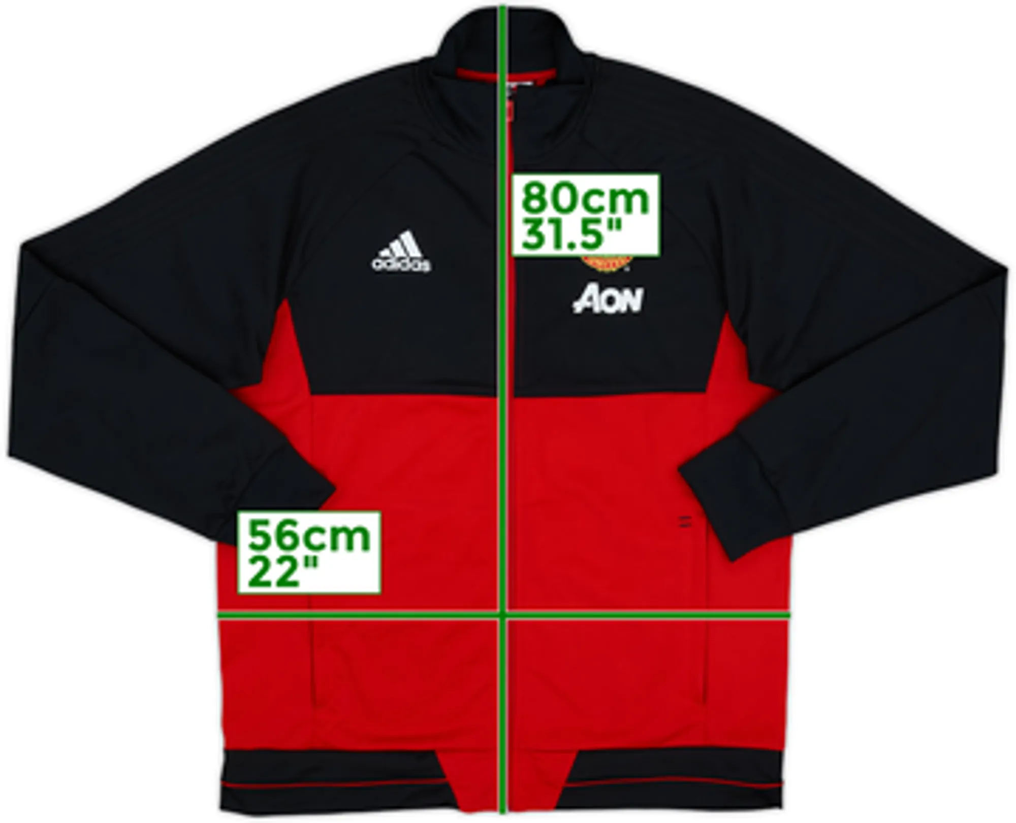 2017-18 Manchester United NIke Track Jacket - 10/10 - (L)