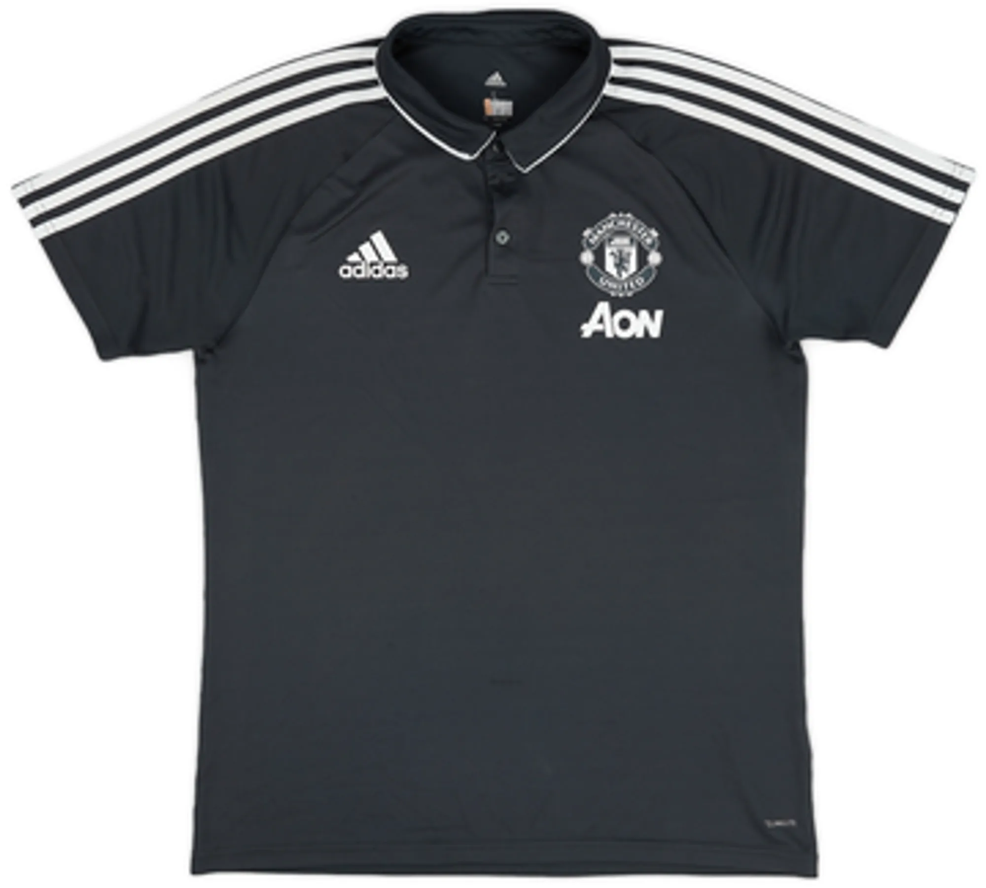 2017-18 Manchester United adidas Polo Shirt - 8/10 - (L)