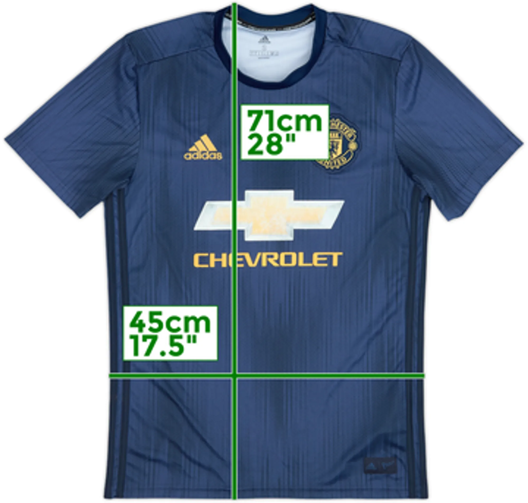 2018-19 Manchester United Third Shirt - 4/10 - (L)