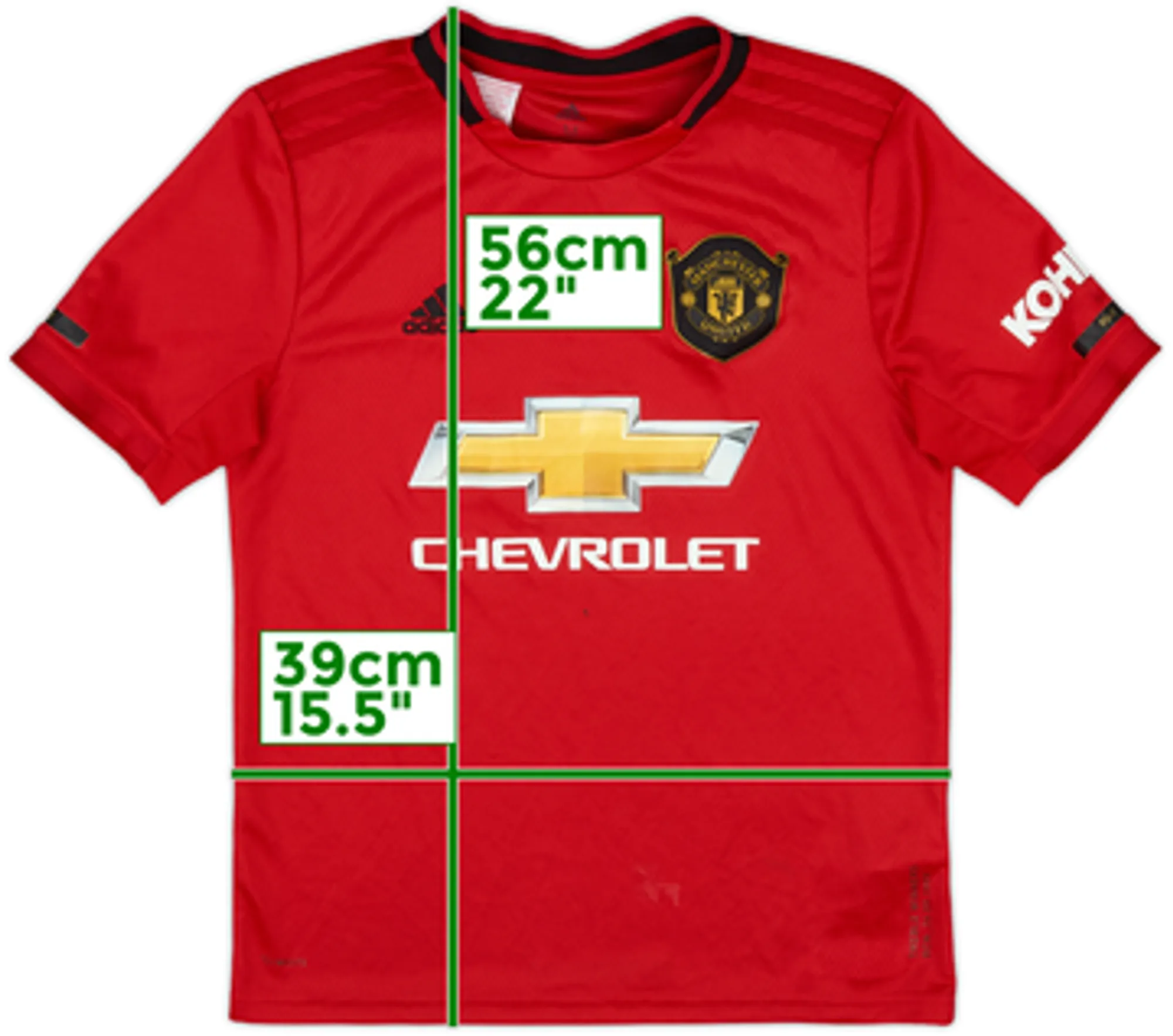 2019-20 Manchester United Home Shirt - 5/10 - (L)
