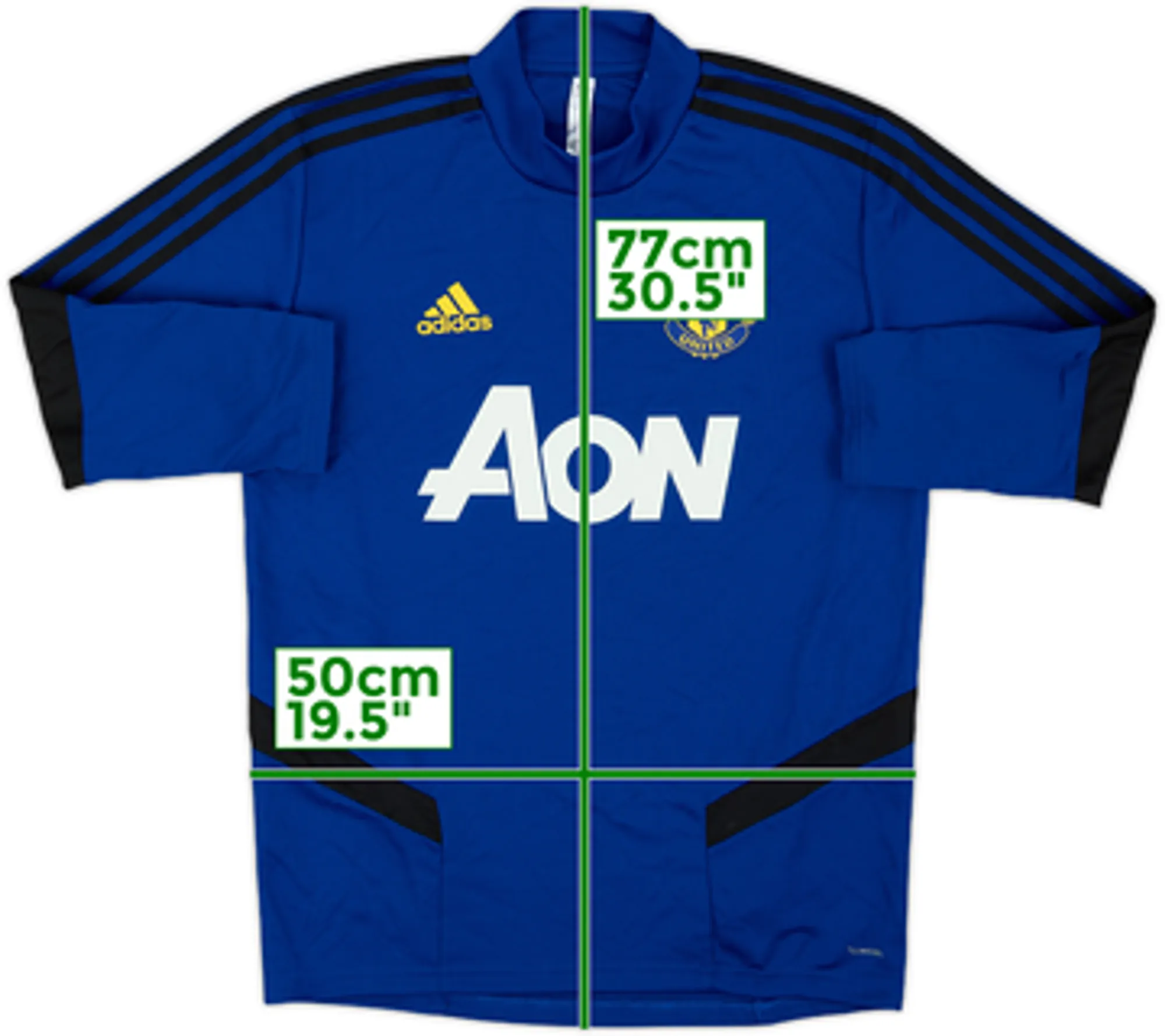 2019-20 Manchester United adidas Drill Top - 5/10 - (M)