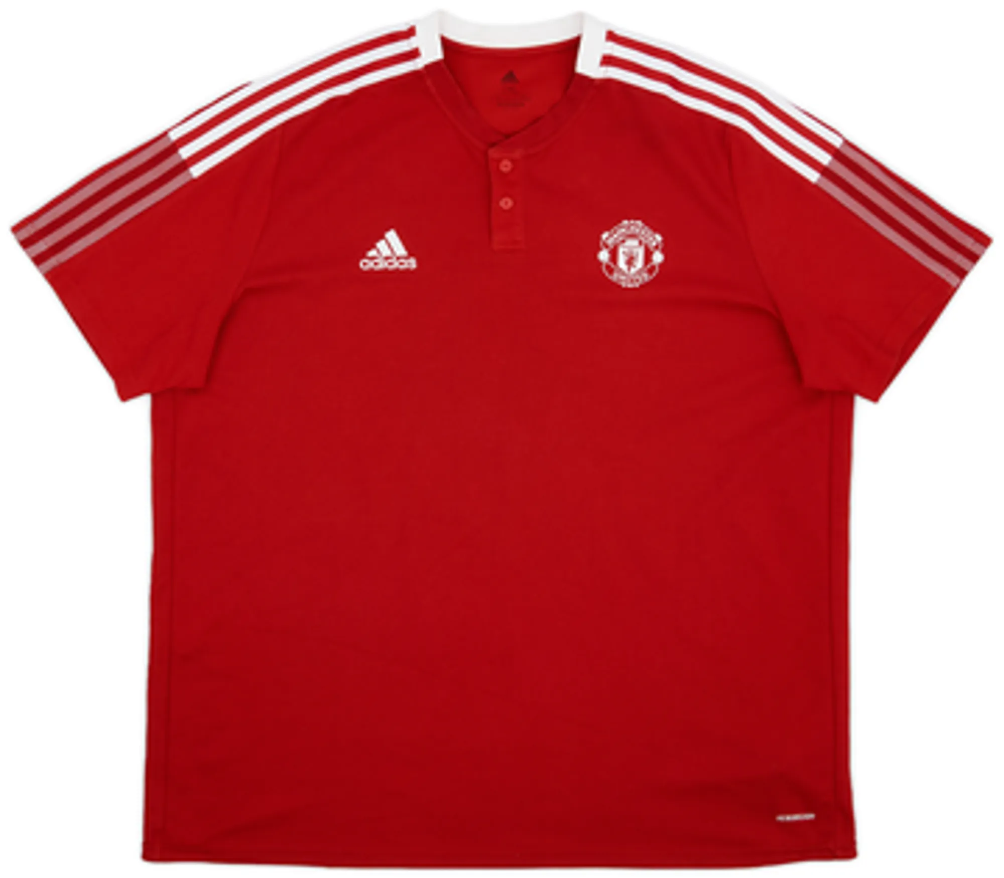 2021-22 Manchester United adidas Polo Shirt - 8/10 - (M)
