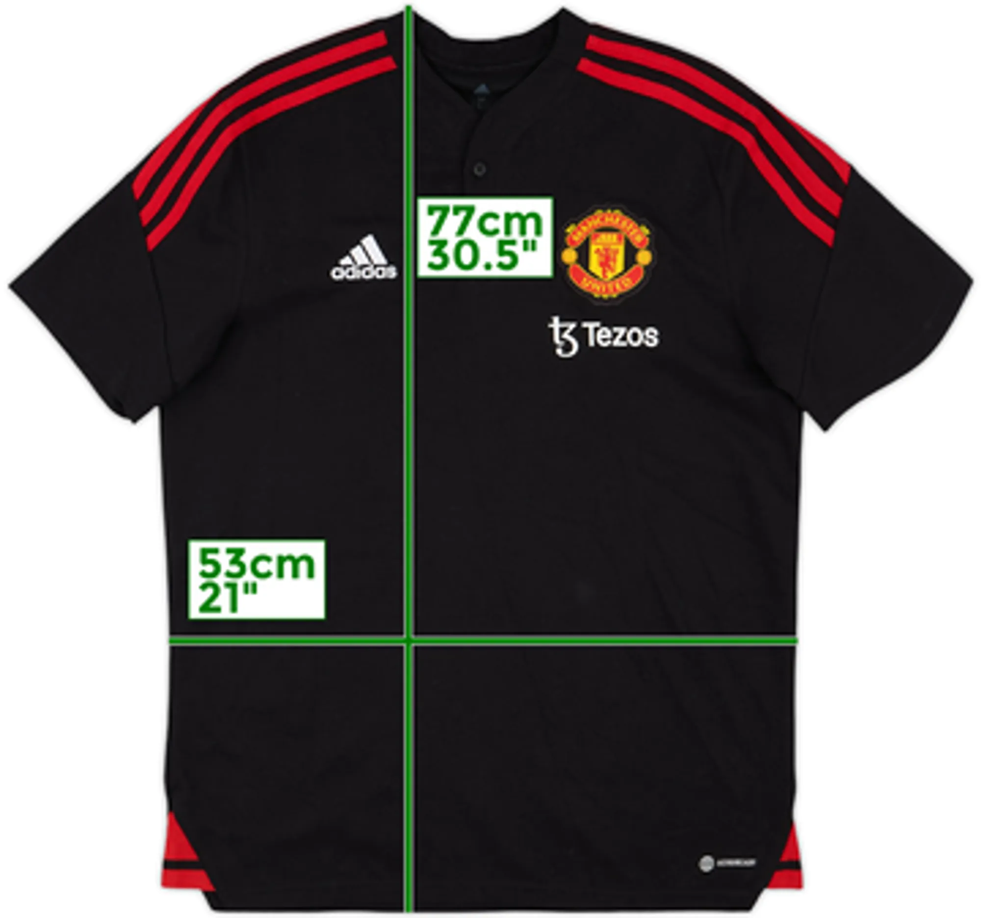 2022-23 Manchester United adidas Polo Shirt - 10/10 - (M)