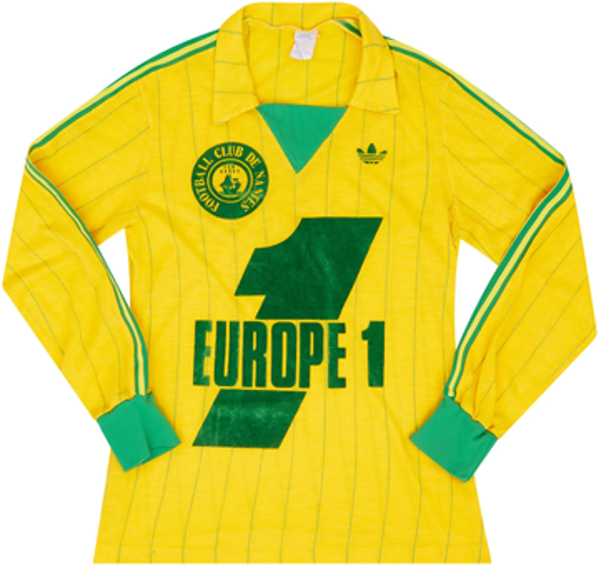 1980-81 Nantes Home L/S Shirt - 7/10 - (S)
