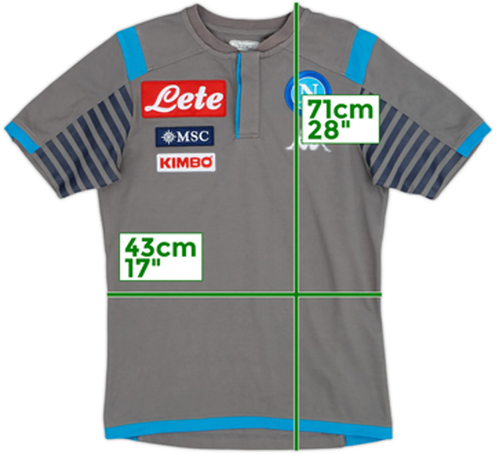 2019-20 Napoli Kappa Polo Shirt - 8/10 - (S)