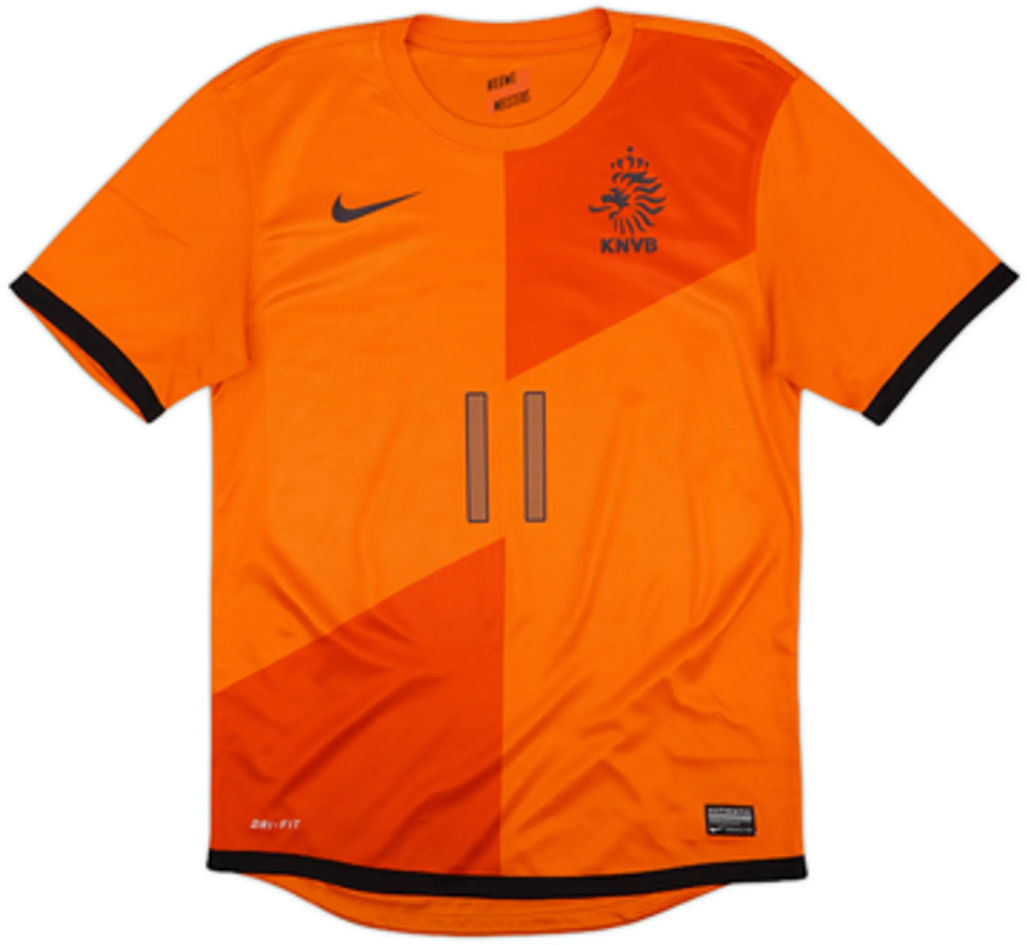 2012-13 Netherlands Home Shirt Robben #11 - 6/10 - (L)