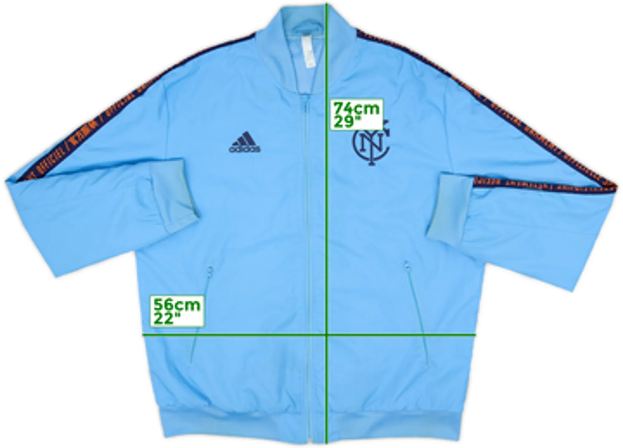 2019-20 New York City FC adidas Track Jacket - 7/10 - (L)