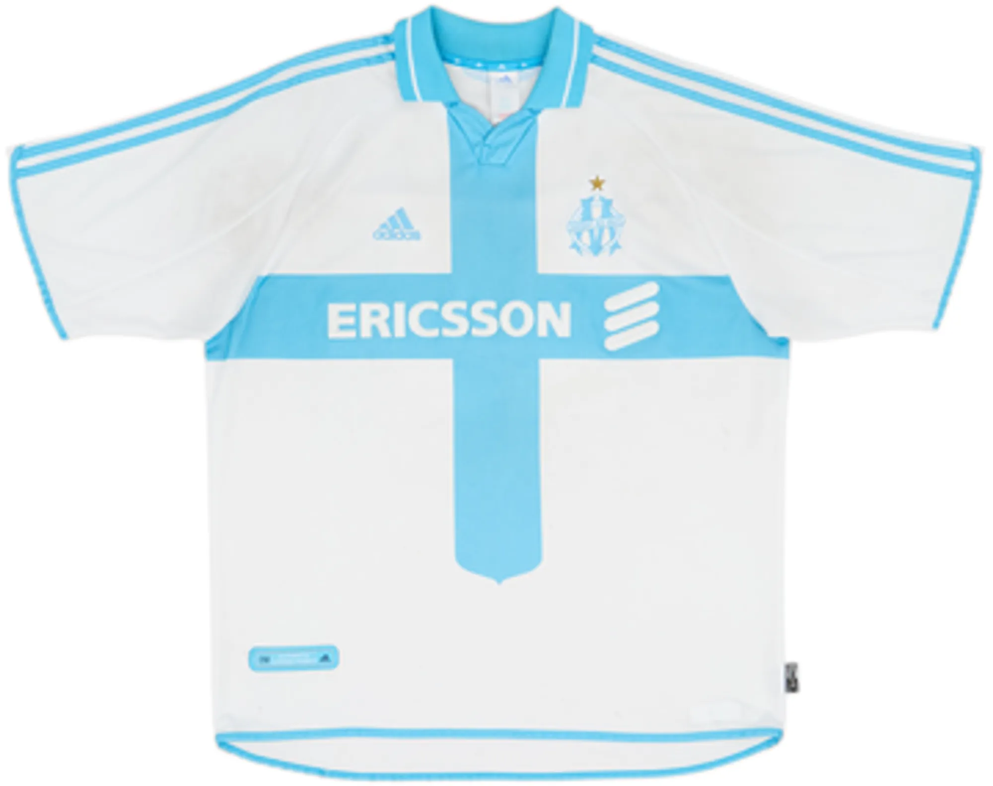 2000-01 Olympique Marseille Home Shirt Weah #29 - 5/10 - (XL)