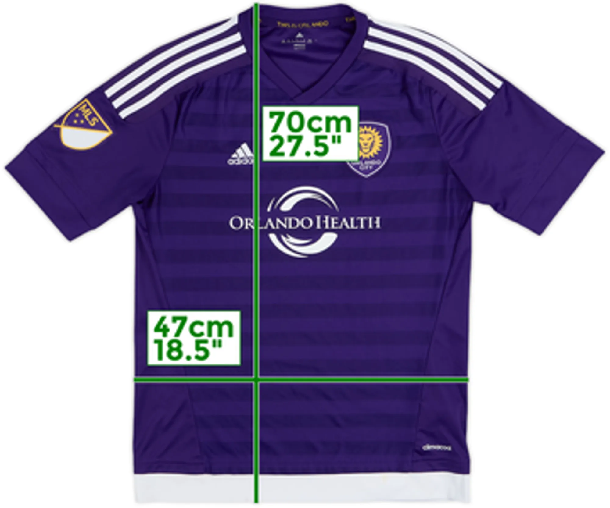 2016 Orlando City Home Shirt - 8/10 - (M)