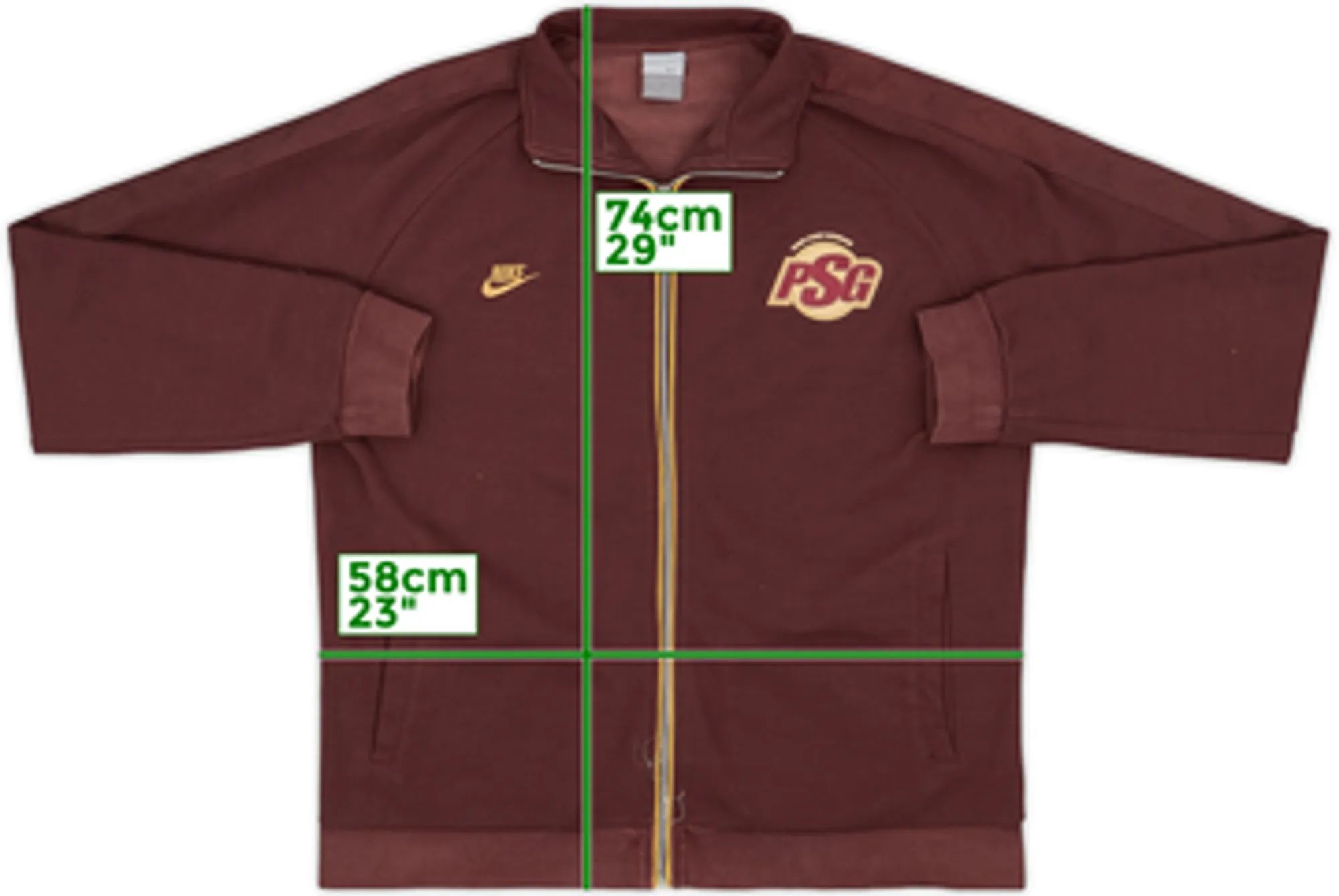 2006-07 Paris Saint-Germain Nike Track Jacket - 8/10 - (XL)