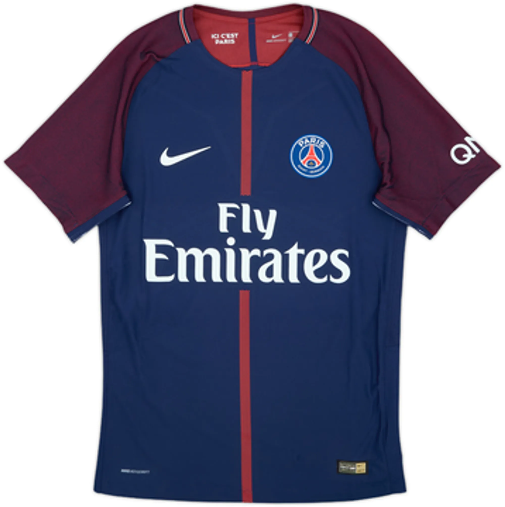 2017-18 Paris Saint-Germain Authentic Home Shirt Di Maria #11 - 9/10 - (S)