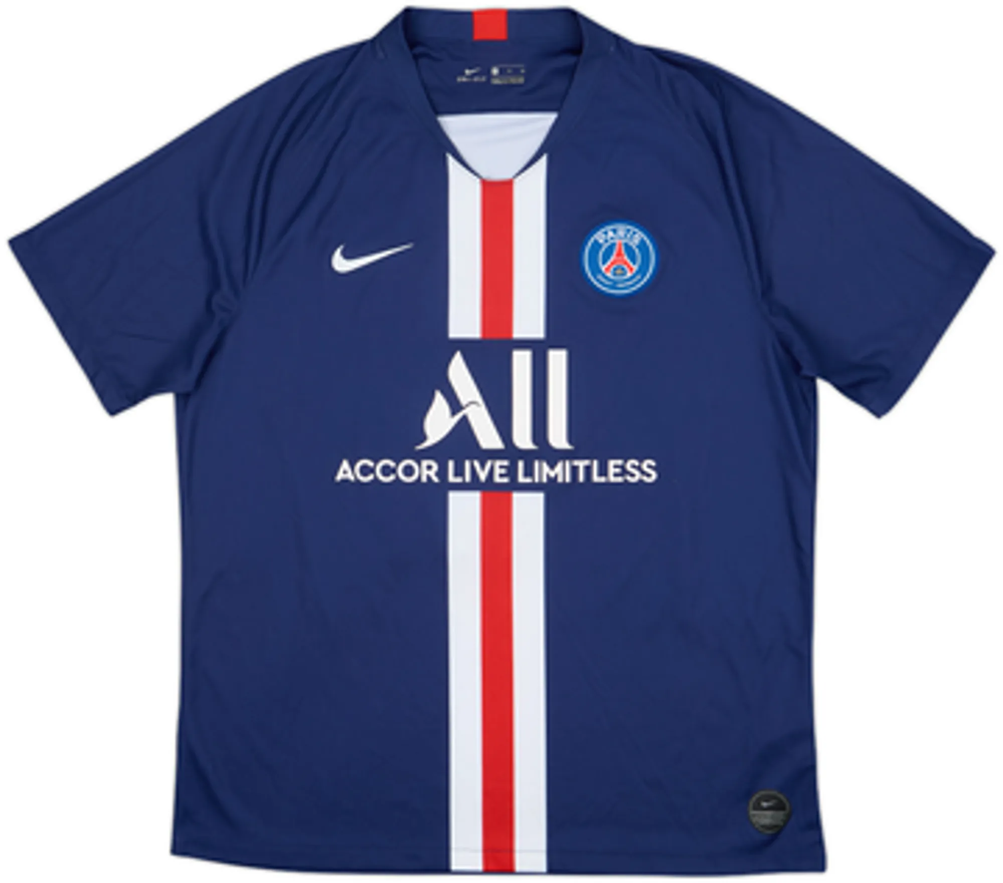 2019-20 Paris Saint-Germain Home Shirt Mbappe #7 - 9/10 - (S)